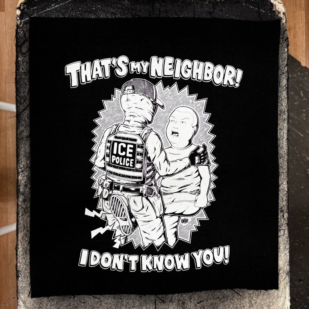 That's My Neighbor I Don't Know You!! - Backpatch