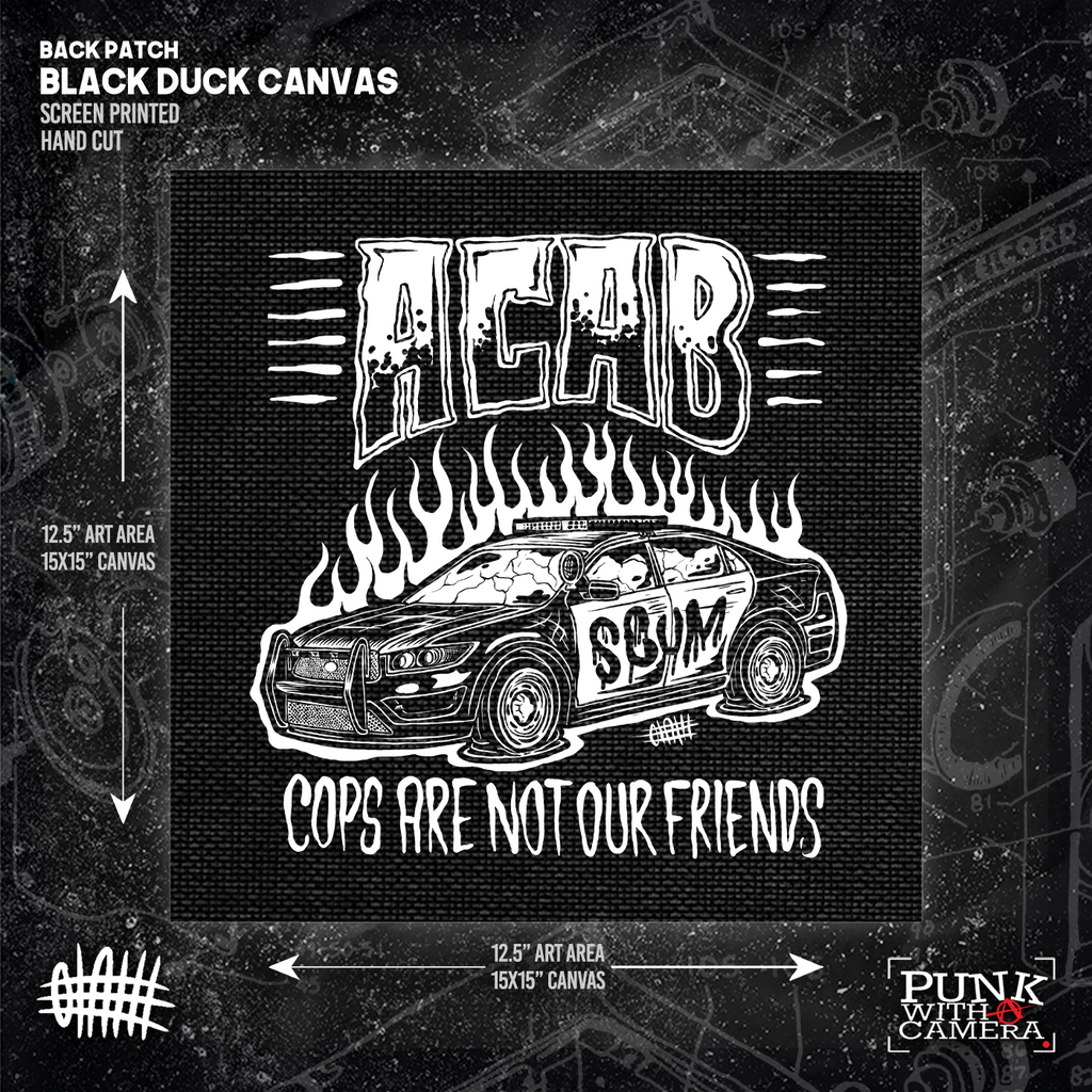 Cops Are Not Our Friends - Olafh Ace - Backpatch