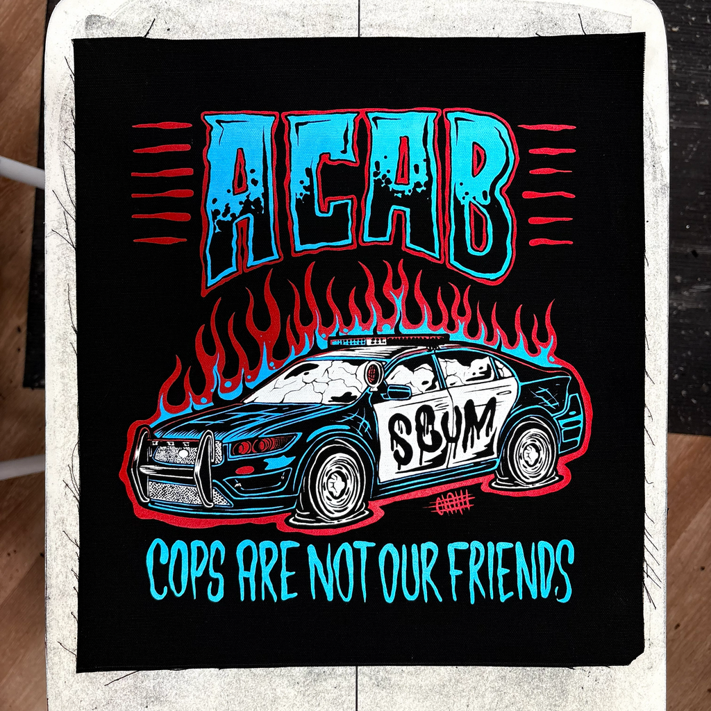 Cops Are Not Our Friends - Olafh Ace - Backpatch