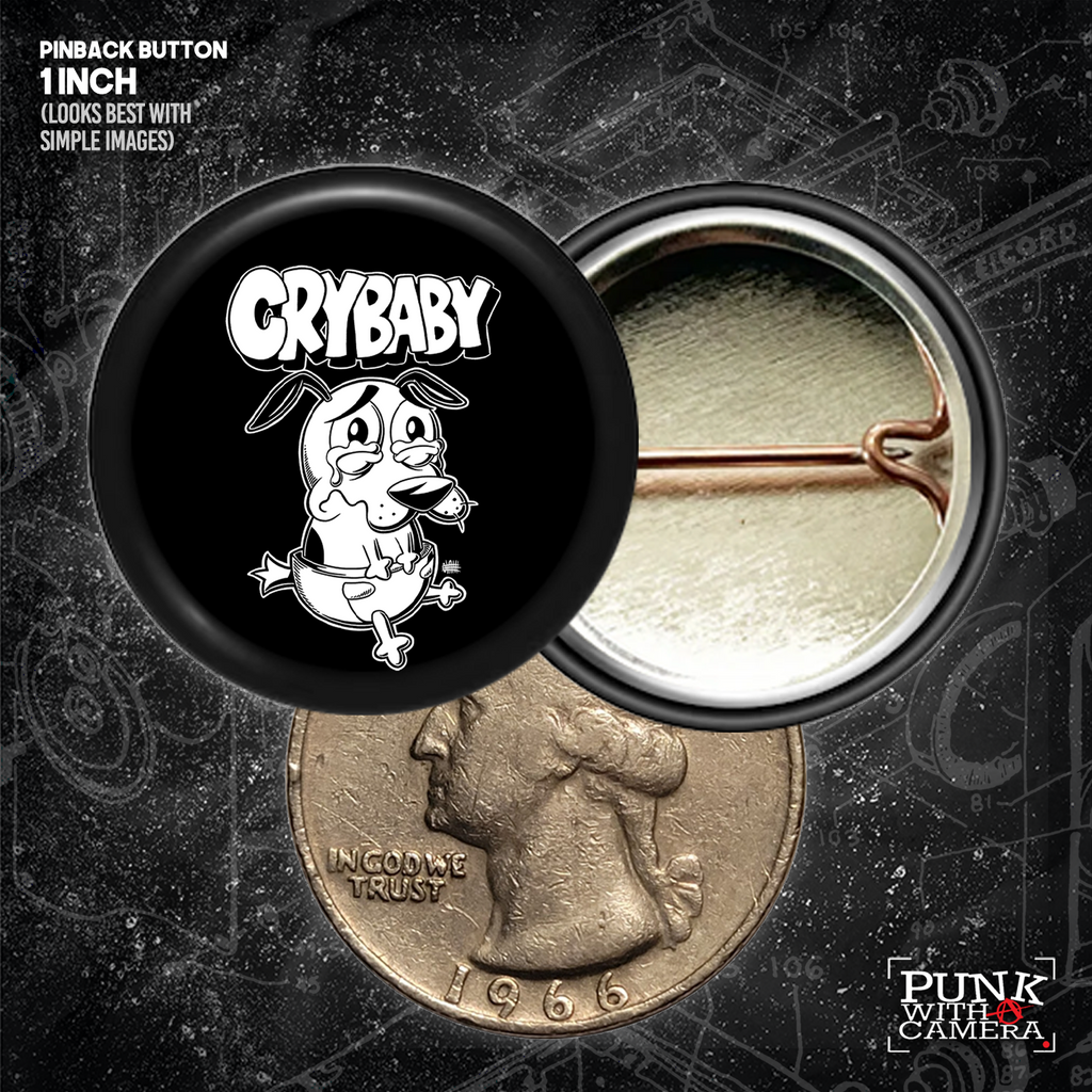Crybaby - Buttons (1, 1.25, 1.5, & 2.25 Inch)