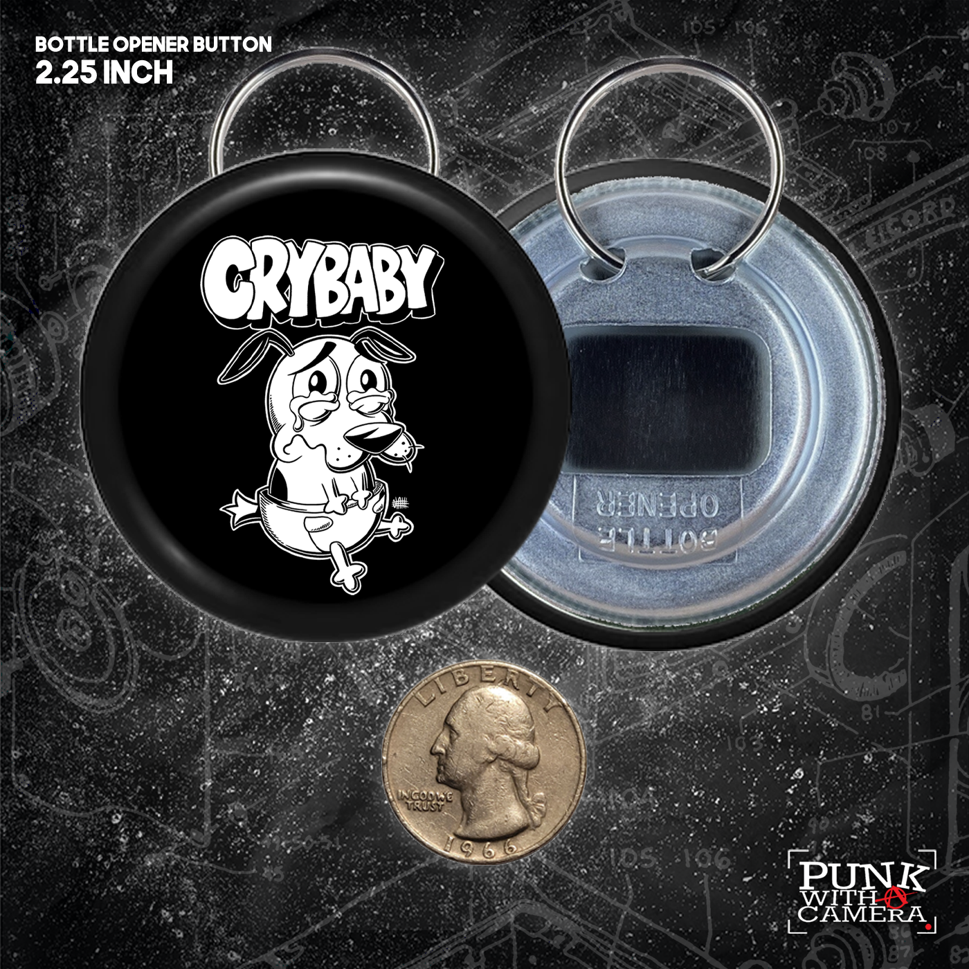 Crybaby - Buttons (1, 1.25, 1.5, & 2.25 Inch)