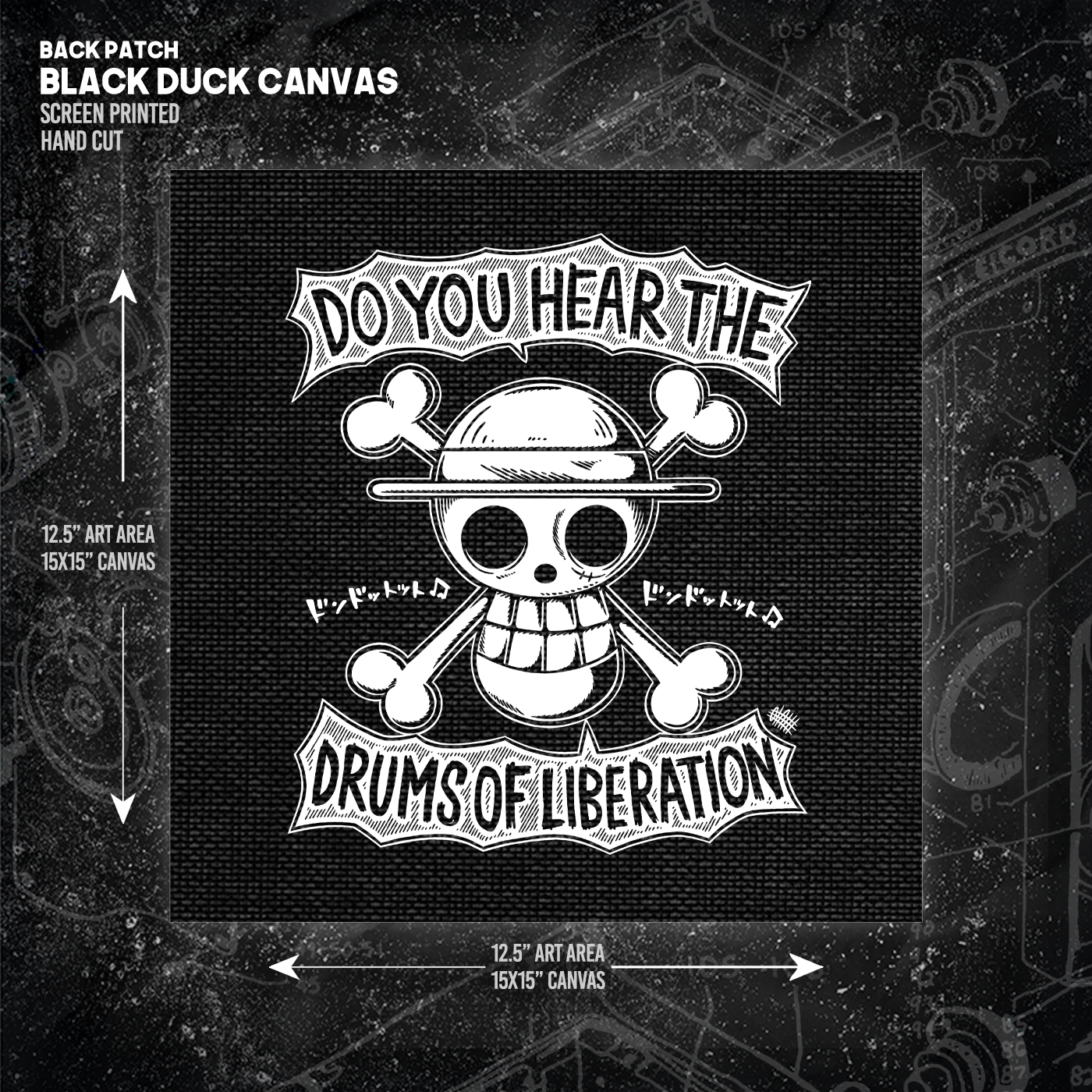 Do You Hear The Drums Of Liberation - Backpatch