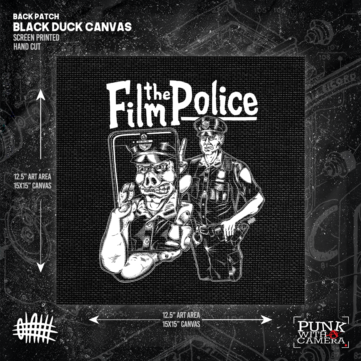 Film The Police - Backpatch