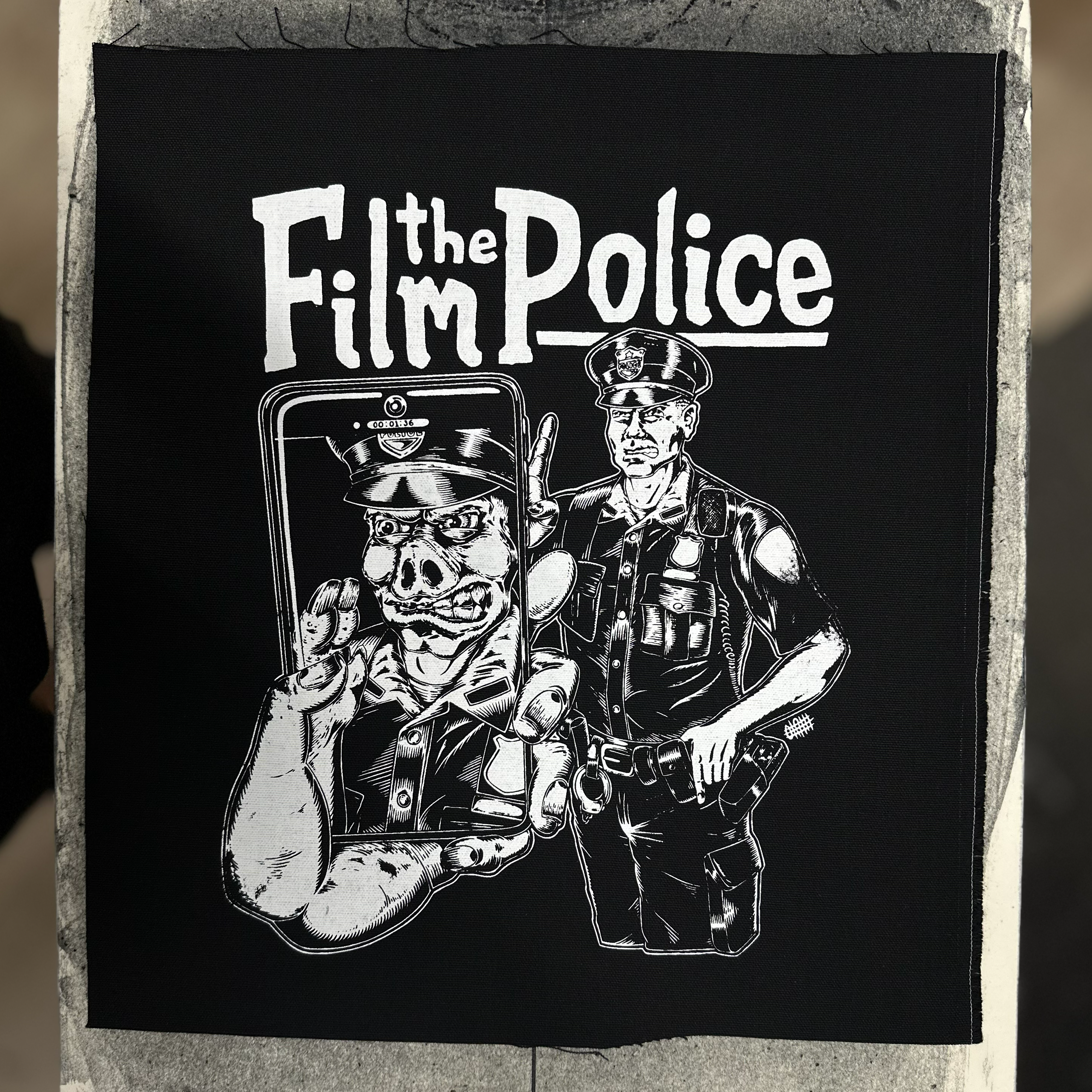 Film The Police - Backpatch