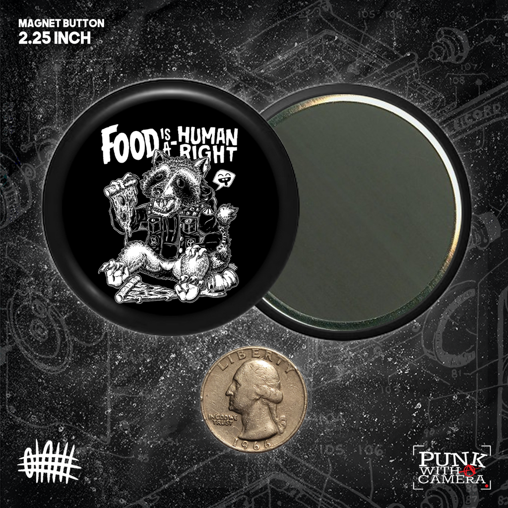 Food Is A Human Right - Button (1.5 & 2.25 Inch)
