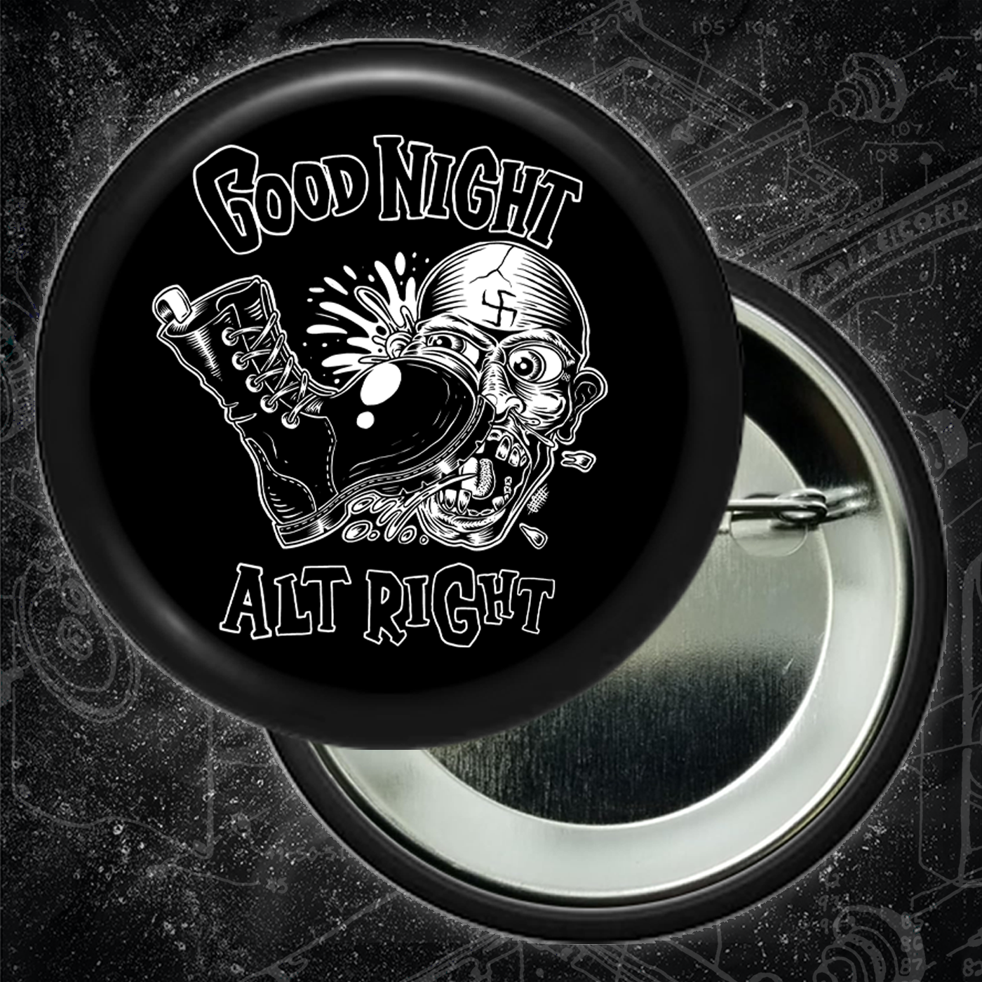 Good night Alt Right - Button (1.5 & 2.25 Inch)