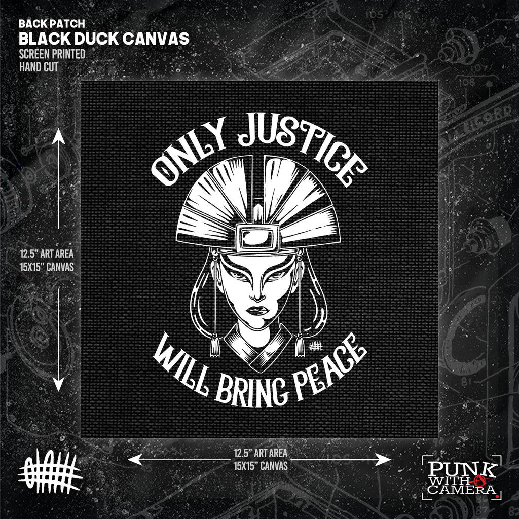 Kyoshi Only Justice Will Bring Peace - Backpatch