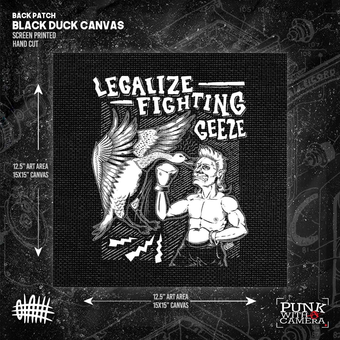 Legalize Fighting Geese - Backpatch