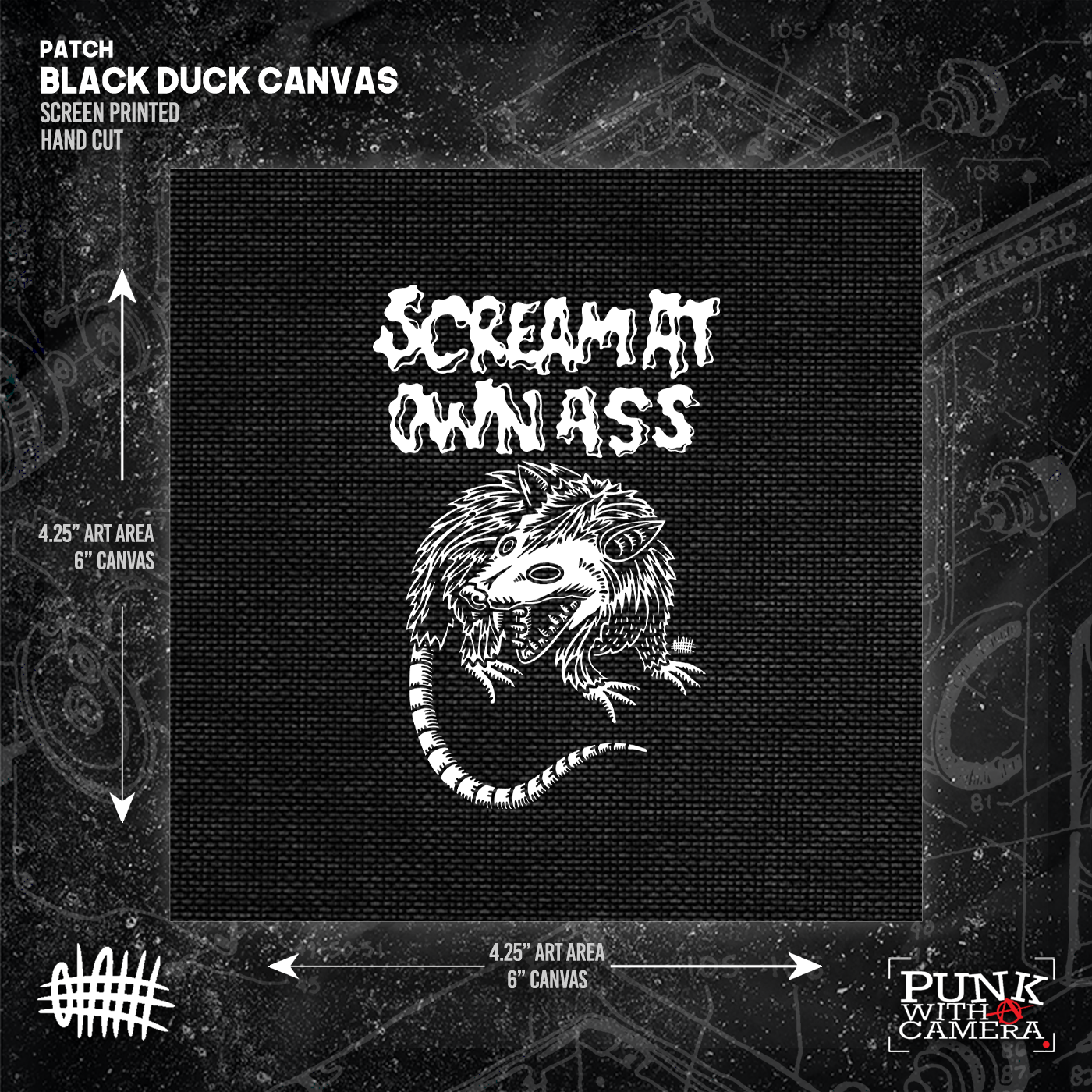 Scream At Own Ass - Patch (6x6)