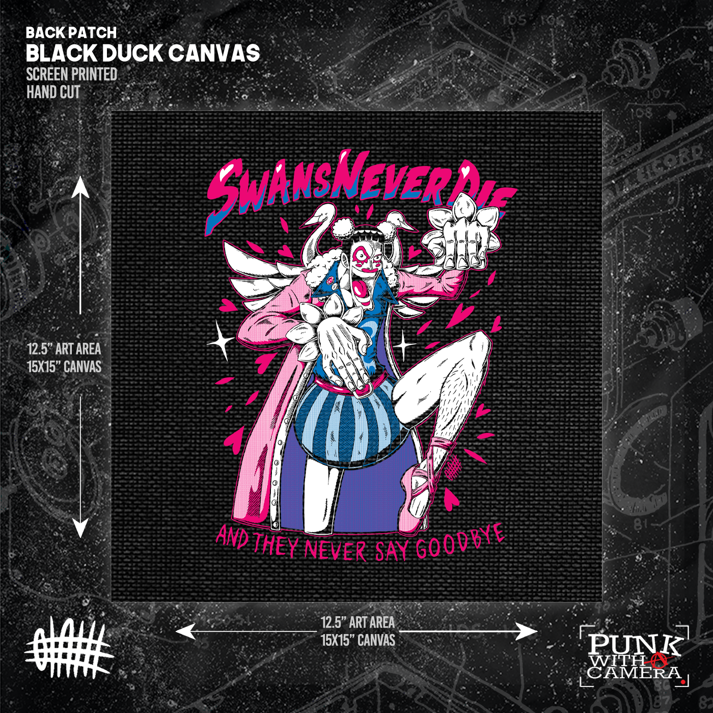 Swans Never Die  - Backpatch