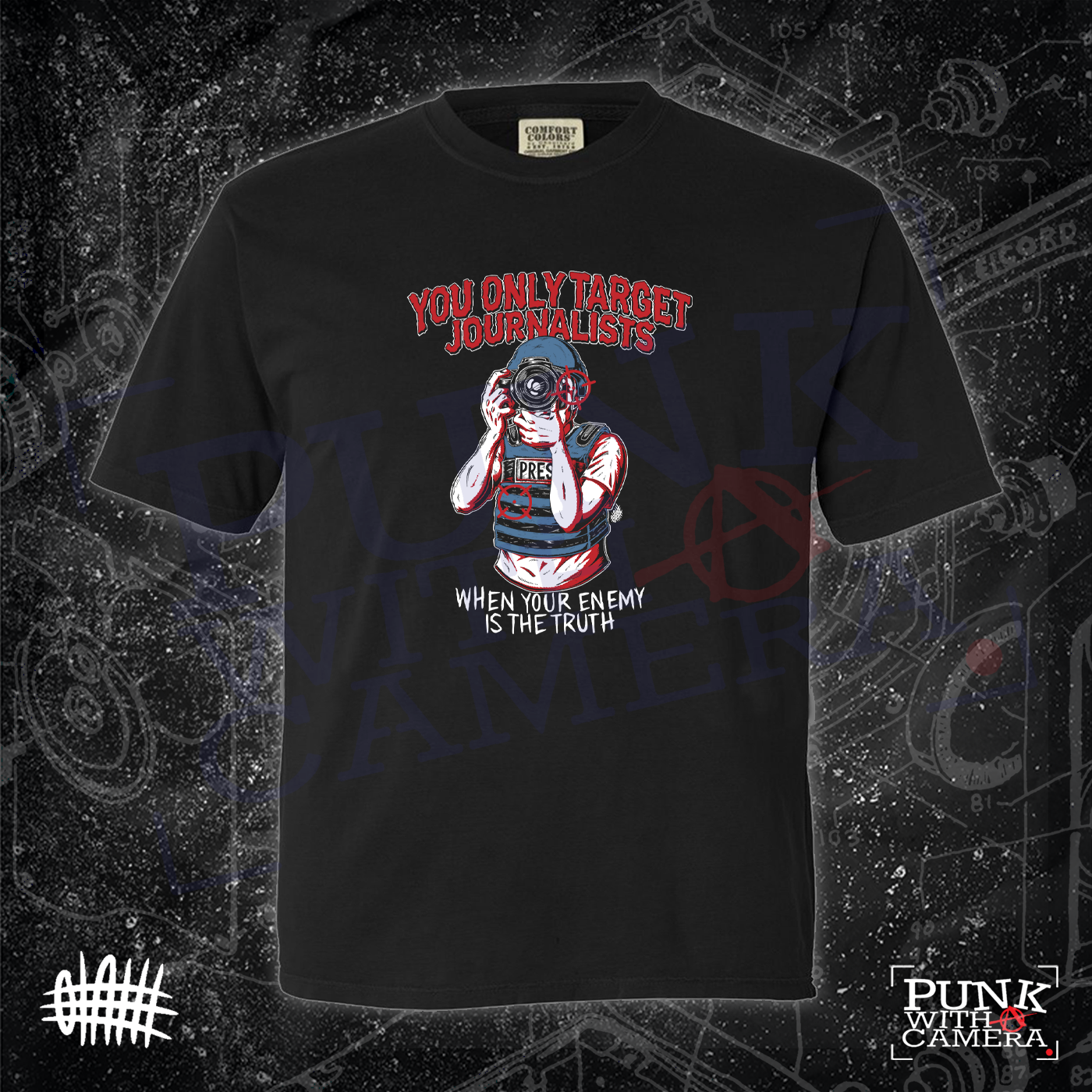 You Only Target Journalists When Your Enemy Is The Truth - Black Shirt 3 Color - Olafh Ace