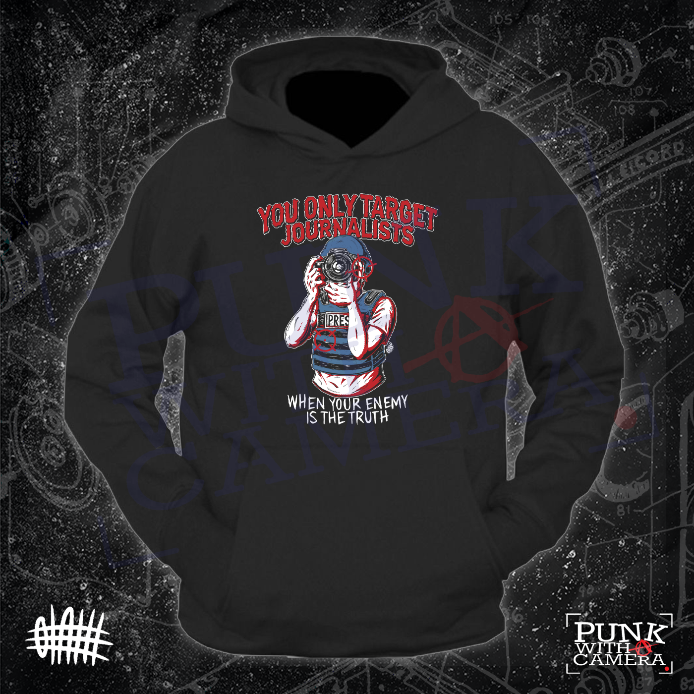 You Only Target Journalists When Your Enemy Is The Truth - Black Shirt 3 Color - Olafh Ace