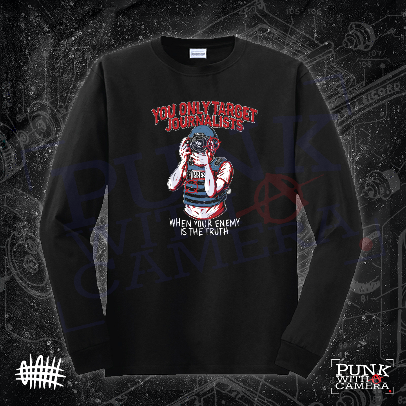 You Only Target Journalists When Your Enemy Is The Truth - Black Shirt 3 Color - Olafh Ace