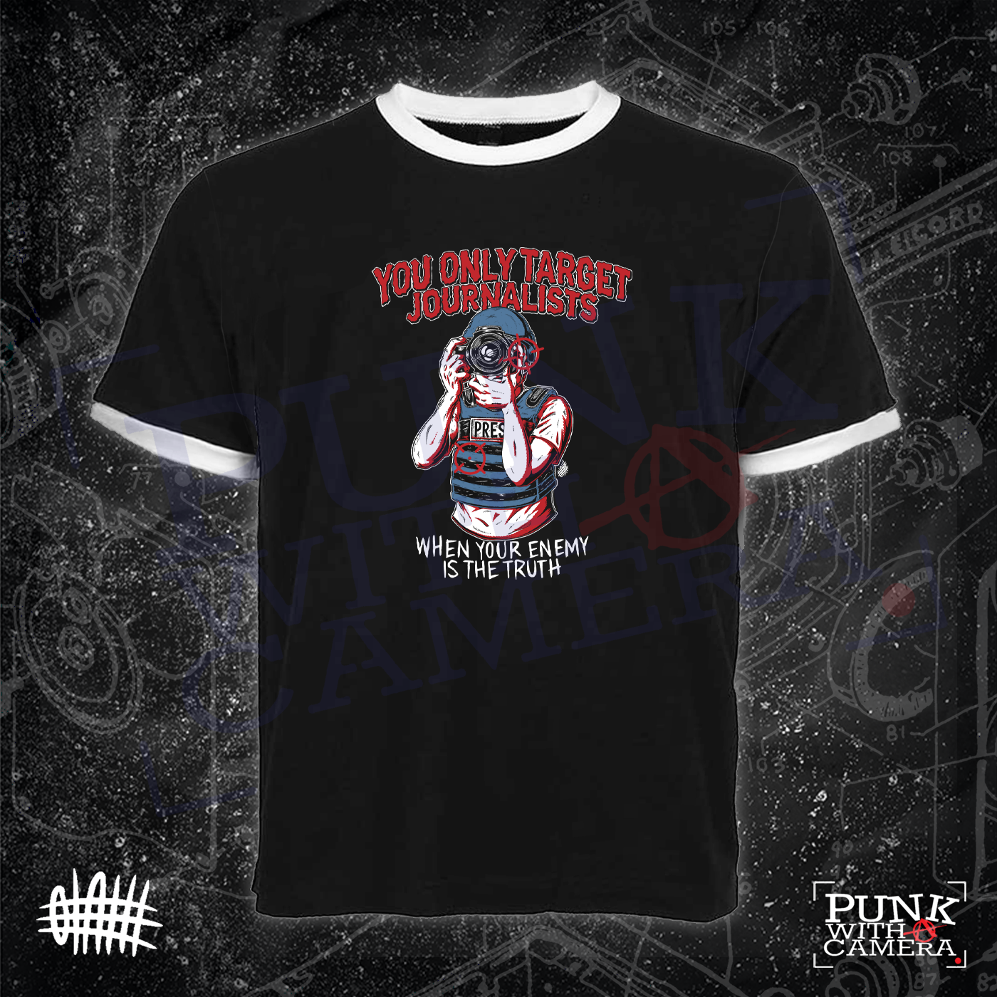 You Only Target Journalists When Your Enemy Is The Truth - Black Shirt 3 Color - Olafh Ace