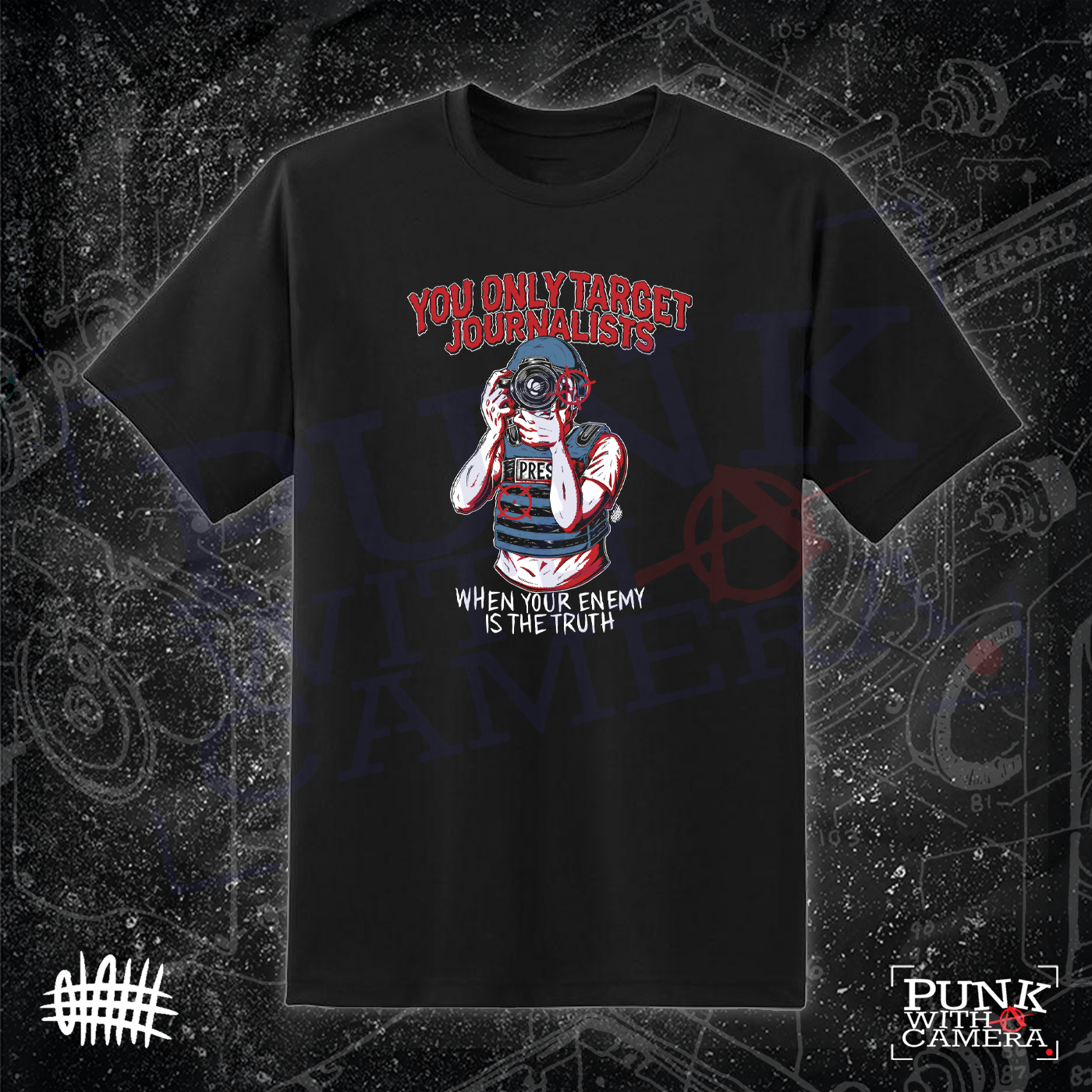 You Only Target Journalists When Your Enemy Is The Truth - Black Shirt 3 Color - Olafh Ace