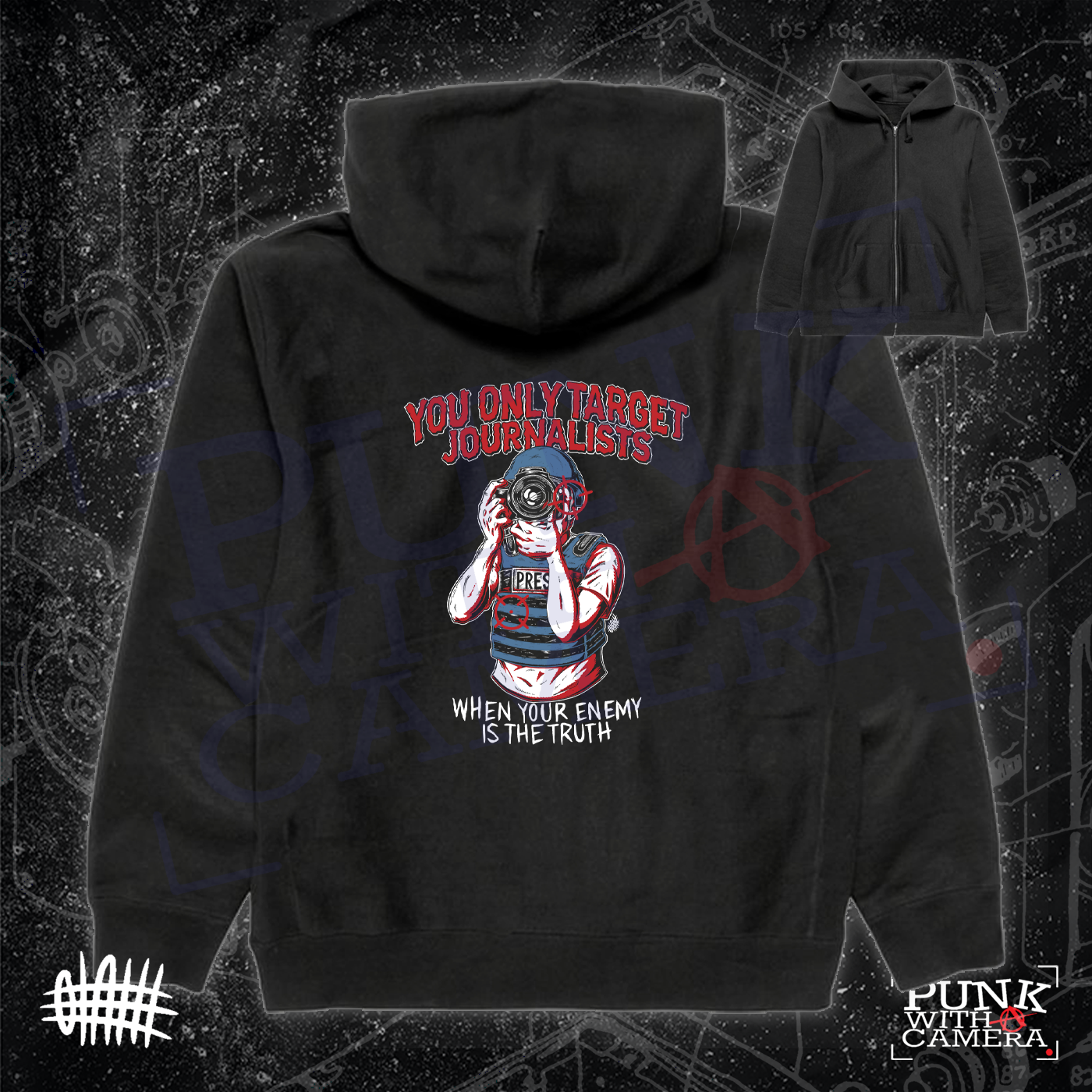 You Only Target Journalists When Your Enemy Is The Truth - Black Shirt 3 Color - Olafh Ace