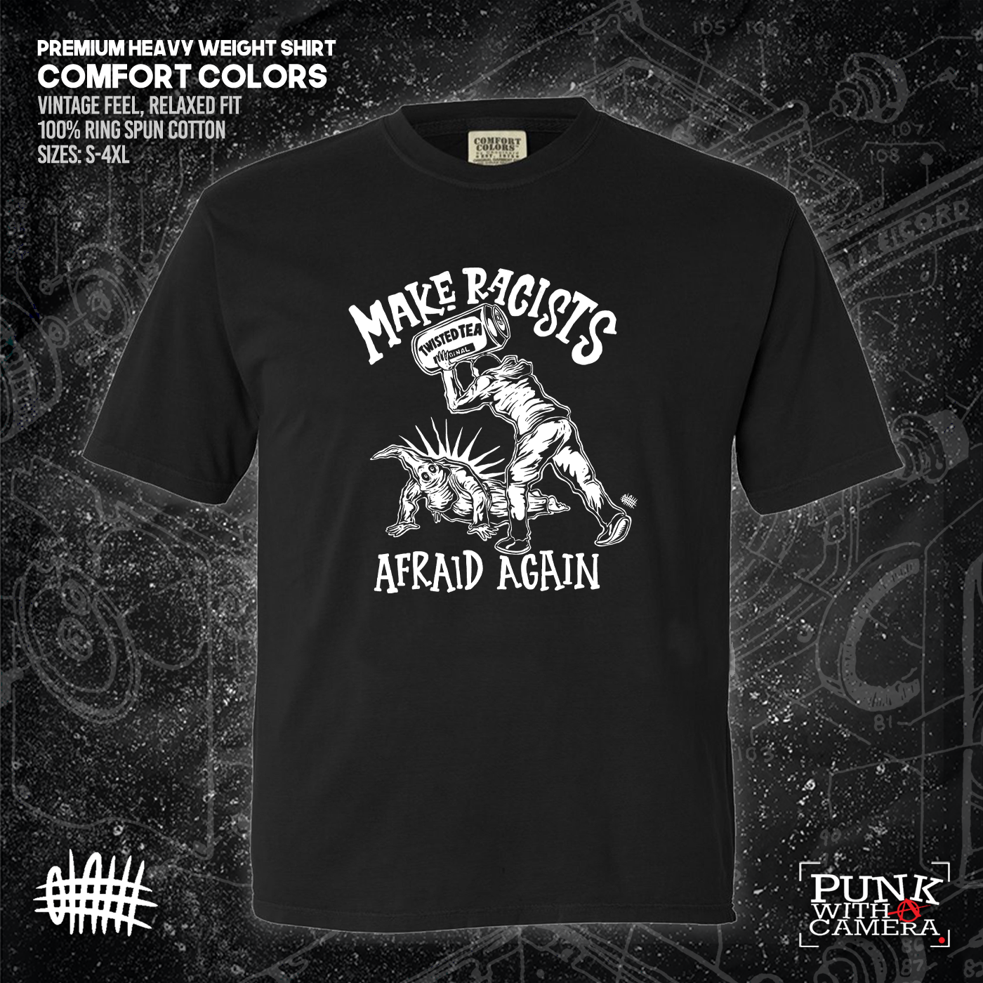 Make Racists Afraid Again - Twisted Tea - Olafh Ace