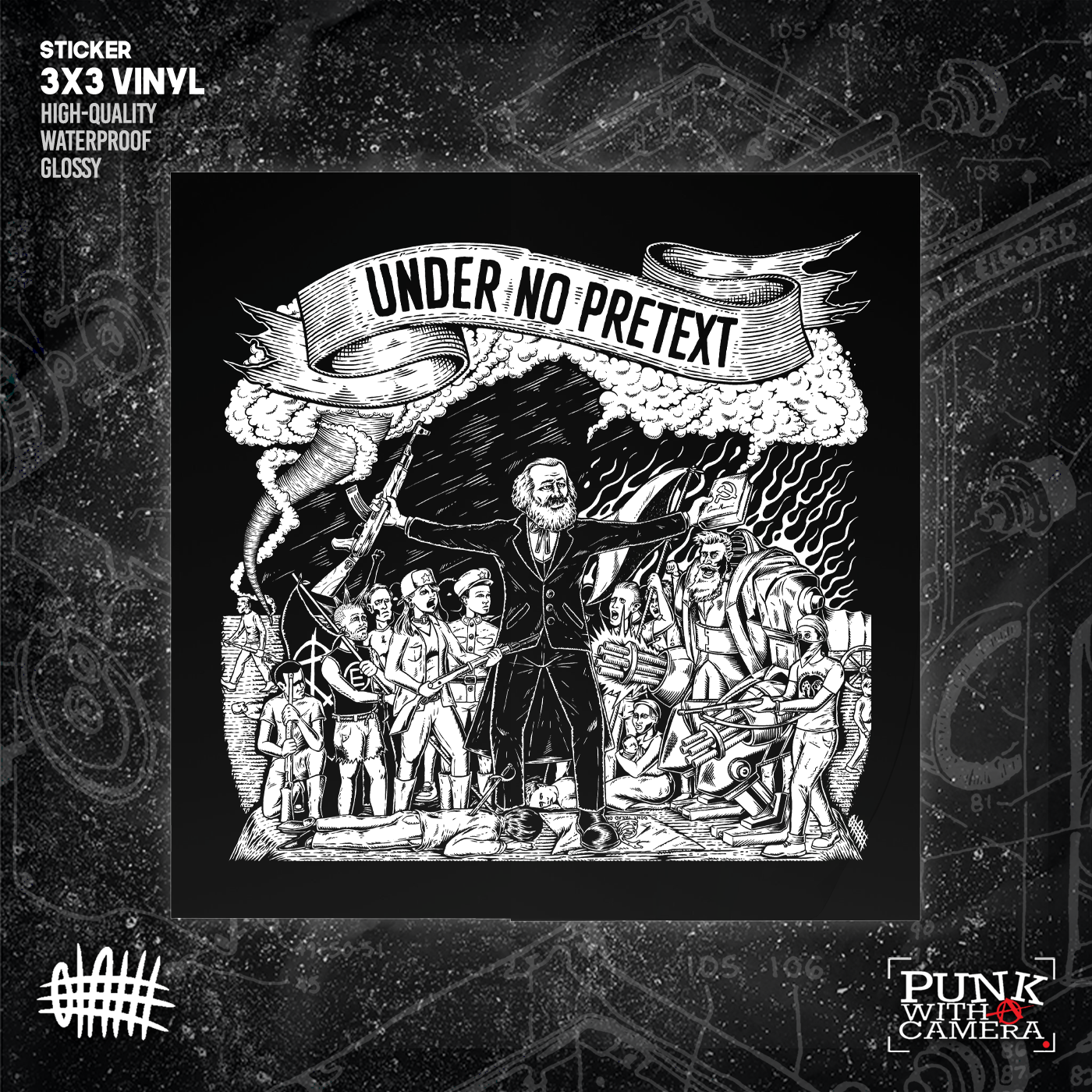 Under No Pretext - Sticker (3X3)