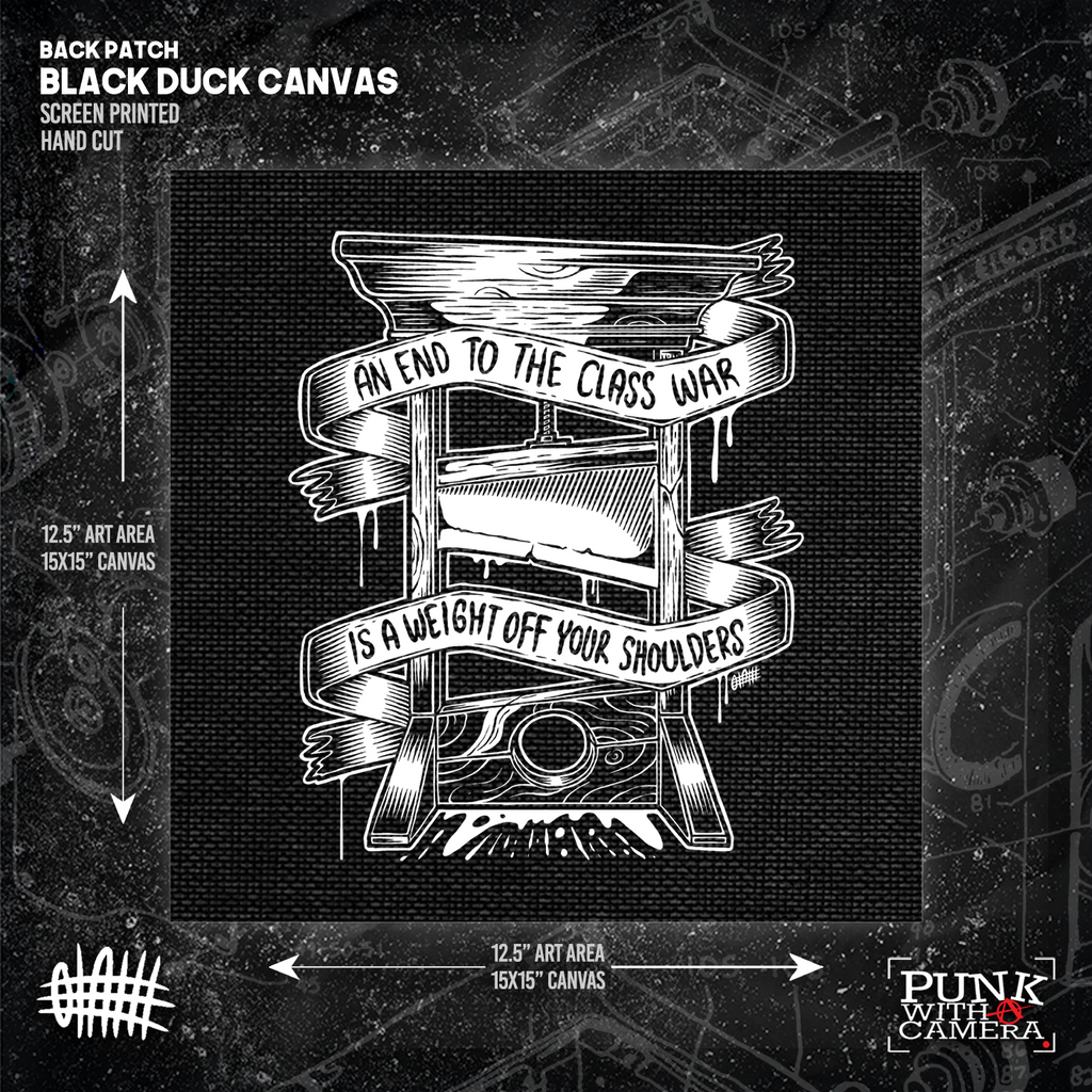 An End To The Class War Is A Weight Off Your Shoulders - Backpatch