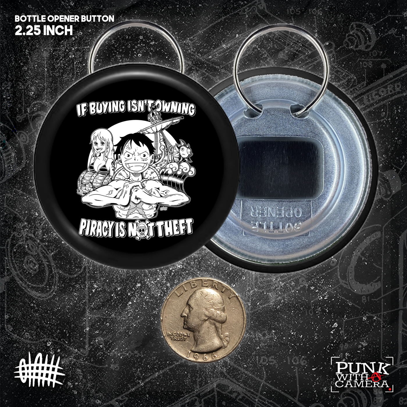 If Buying Isn't Owning Then Piracy Isn't Theft - Buttons (1.5 & 2.25 Inch)