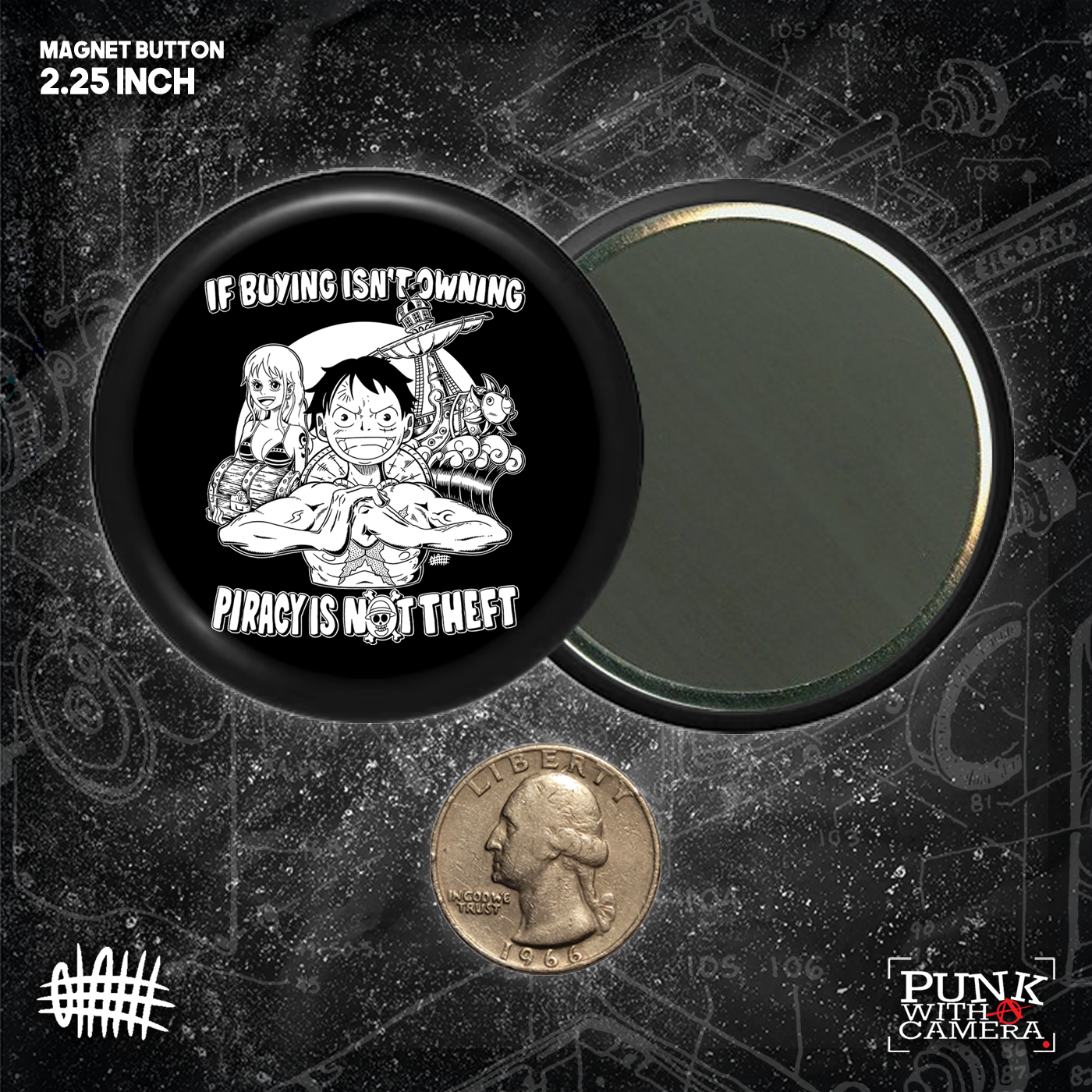 If Buying Isn't Owning Then Piracy Isn't Theft - Buttons (1.5 & 2.25 Inch)