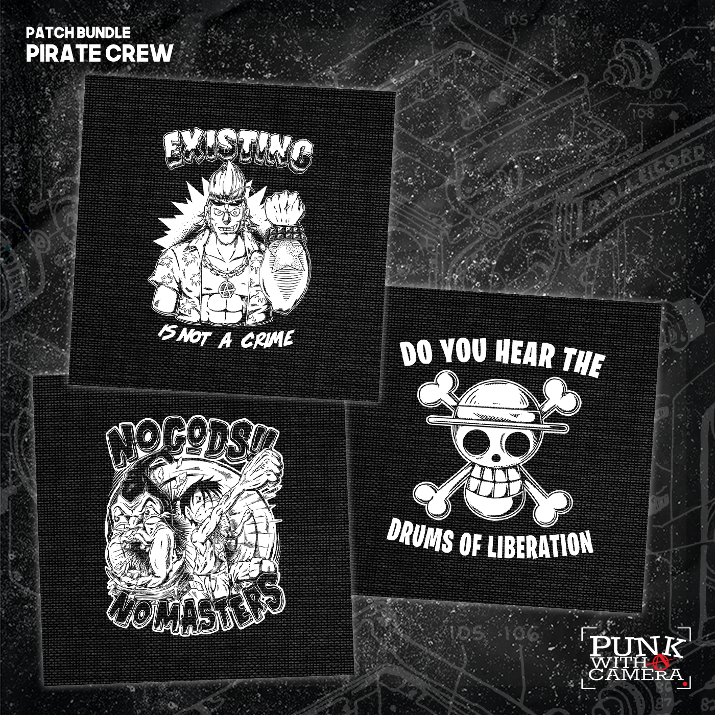 Pirate Crew Patch Bundle