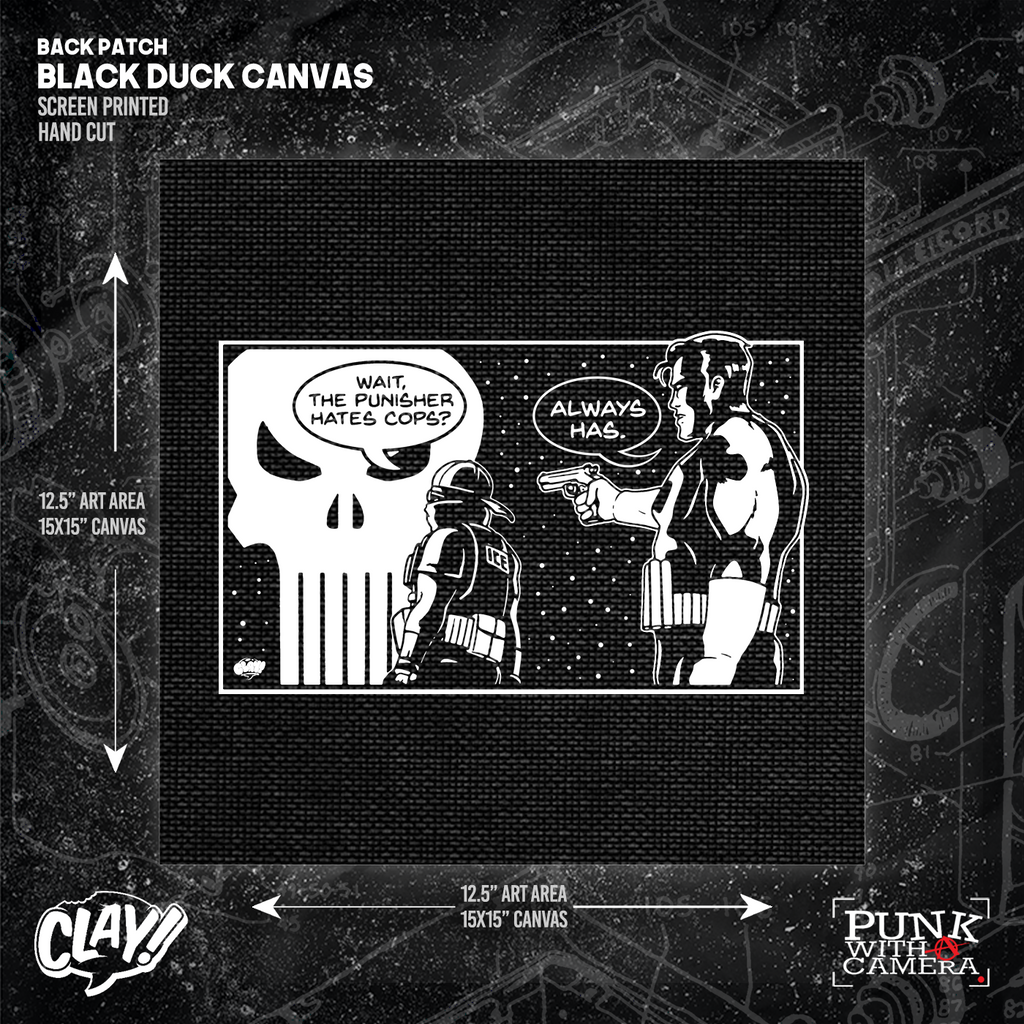 Wait, The Punisher Hates Cops? - Always Has - Backpatch