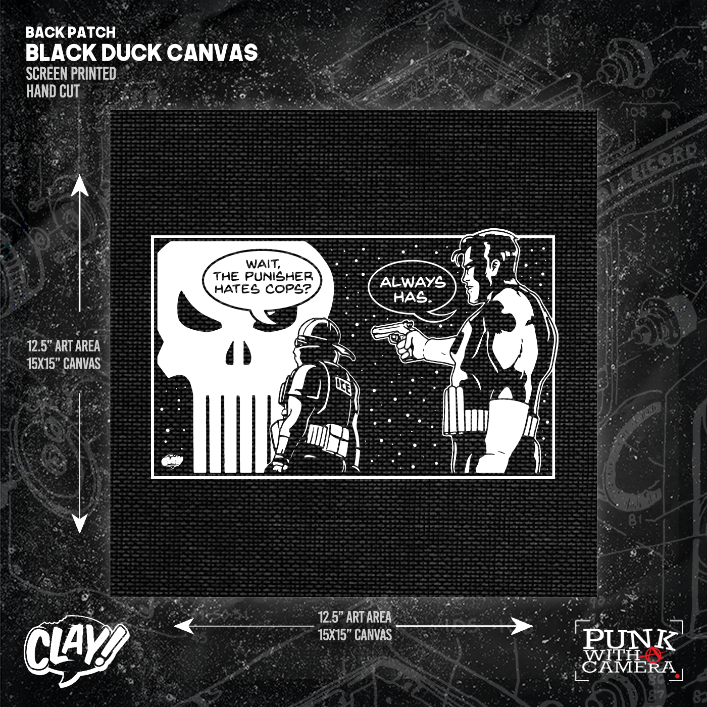 Wait, The Punisher Hates Cops? - Always Has - Backpatch