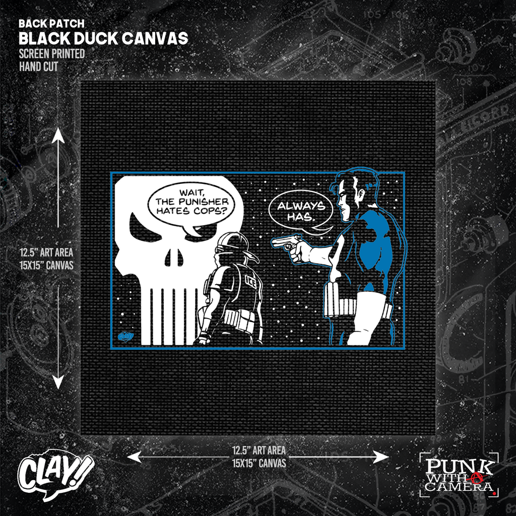 Wait, The Punisher Hates Cops? - Always Has - Backpatch