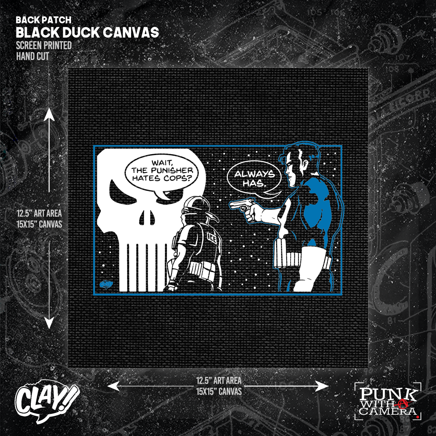 Wait, The Punisher Hates Cops? - Always Has - Backpatch
