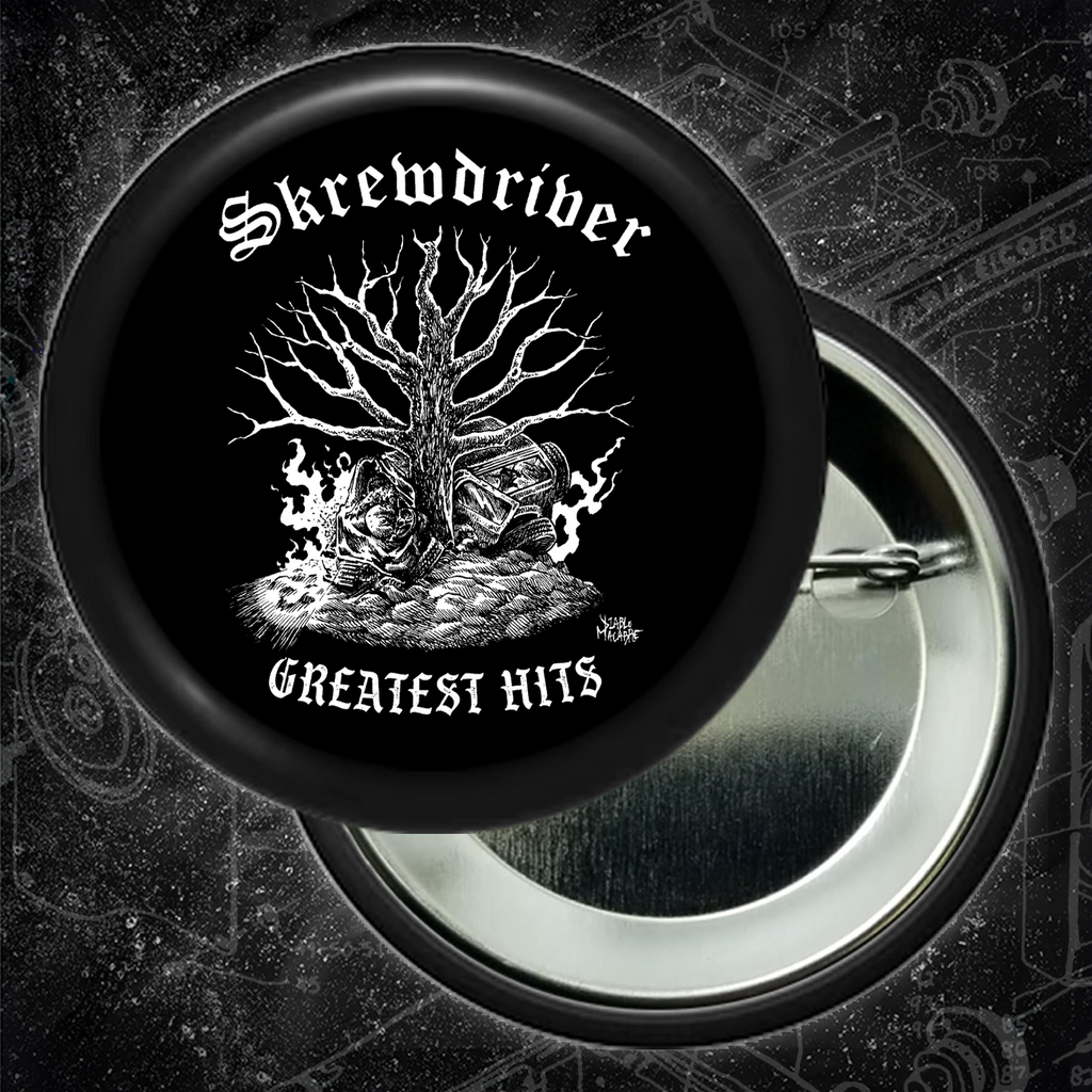 Skrewdriver Greatest Hits - Button 2.25 Inch