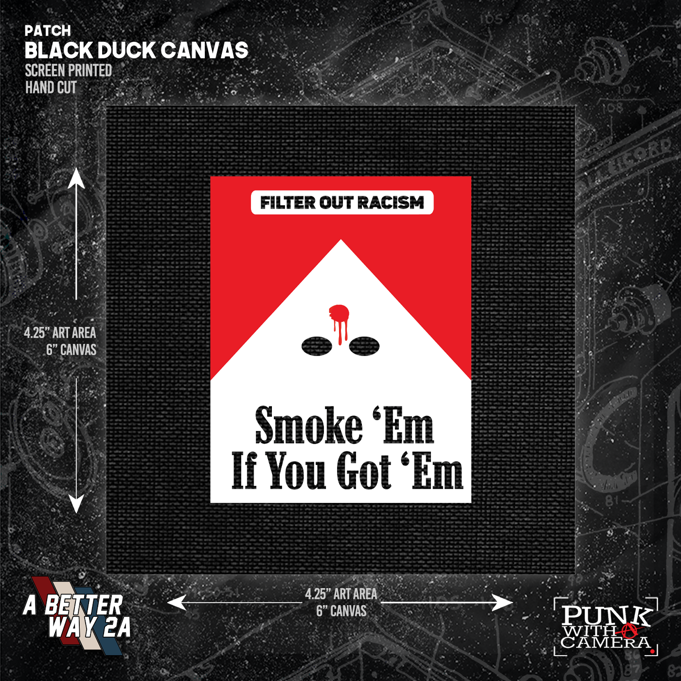 Smoke Em' If Ya Got Em - 2 Color Patch (6x6) - A Better Way 2A