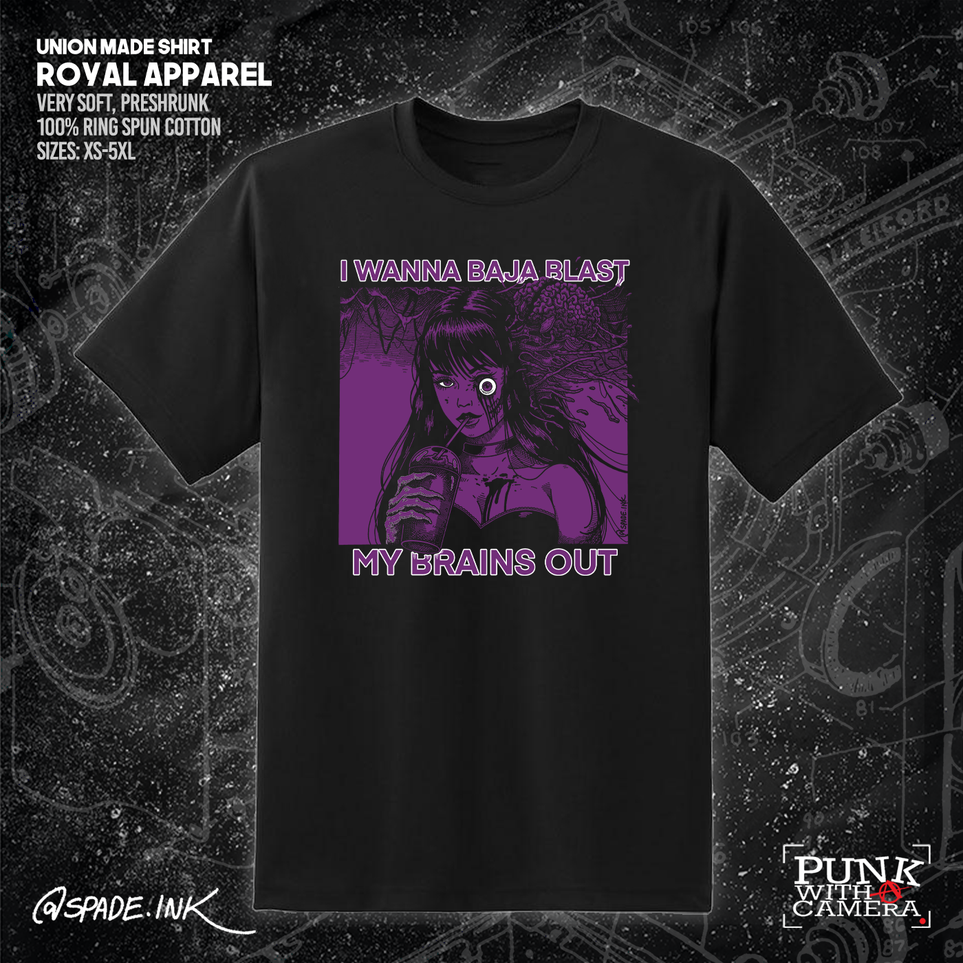 I Want To Baja Blast My Brains Out - Spade.Ink