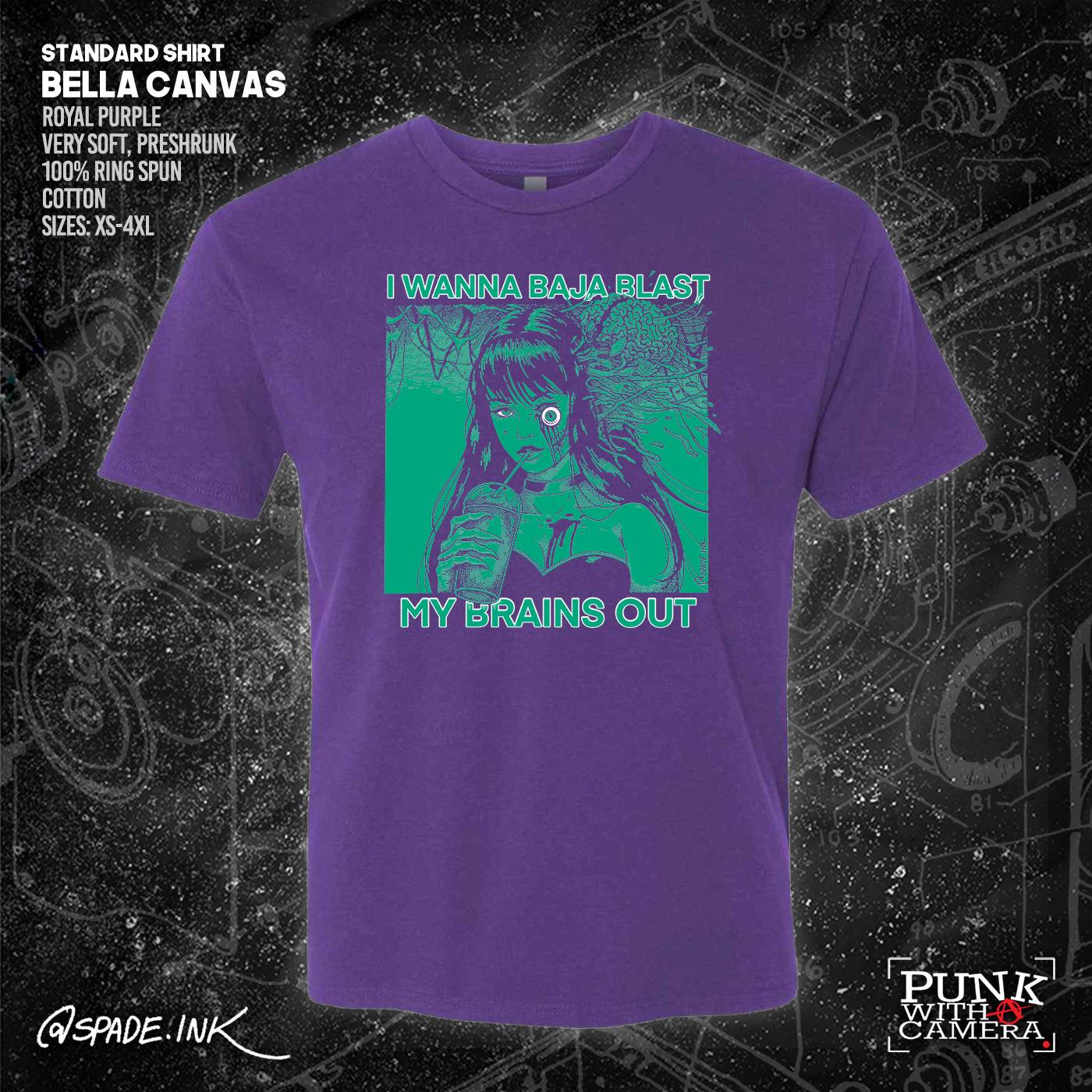 I Want To Baja Blast My Brains Out - Spade.Ink