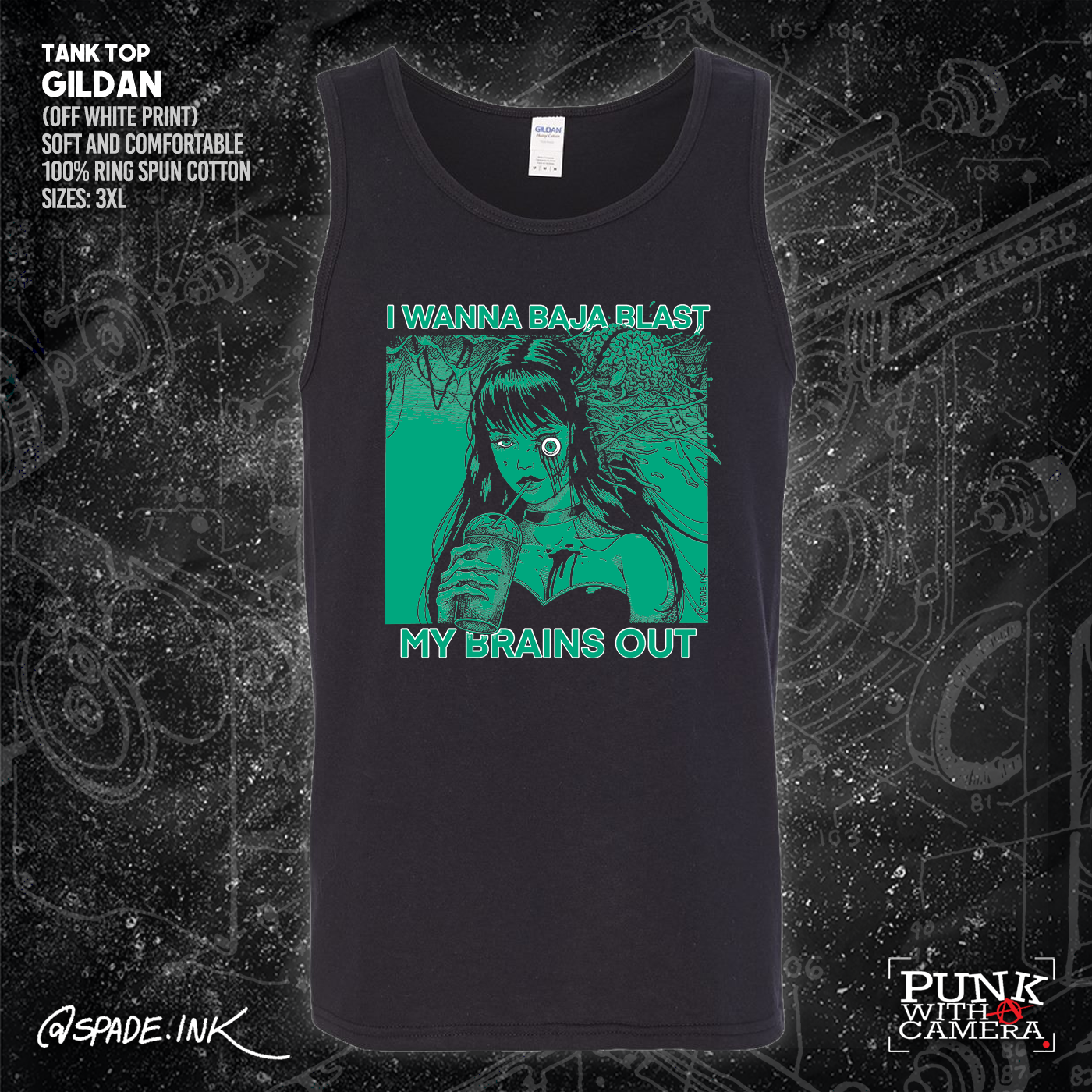 I Want To Baja Blast My Brains Out - Spade.Ink