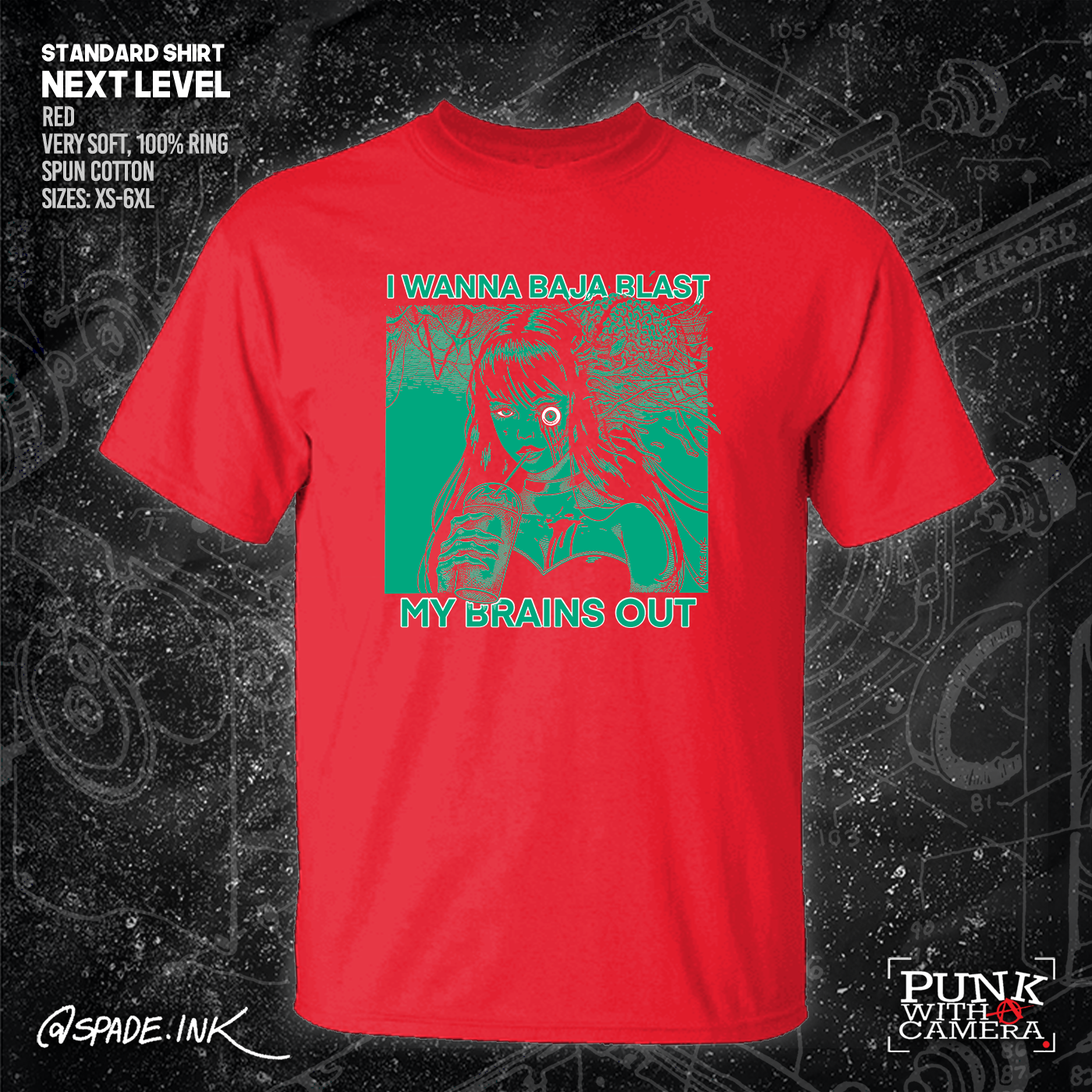 I Want To Baja Blast My Brains Out - Spade.Ink