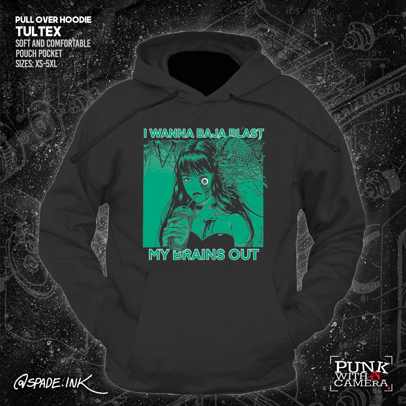 I Want To Baja Blast My Brains Out - Spade.Ink