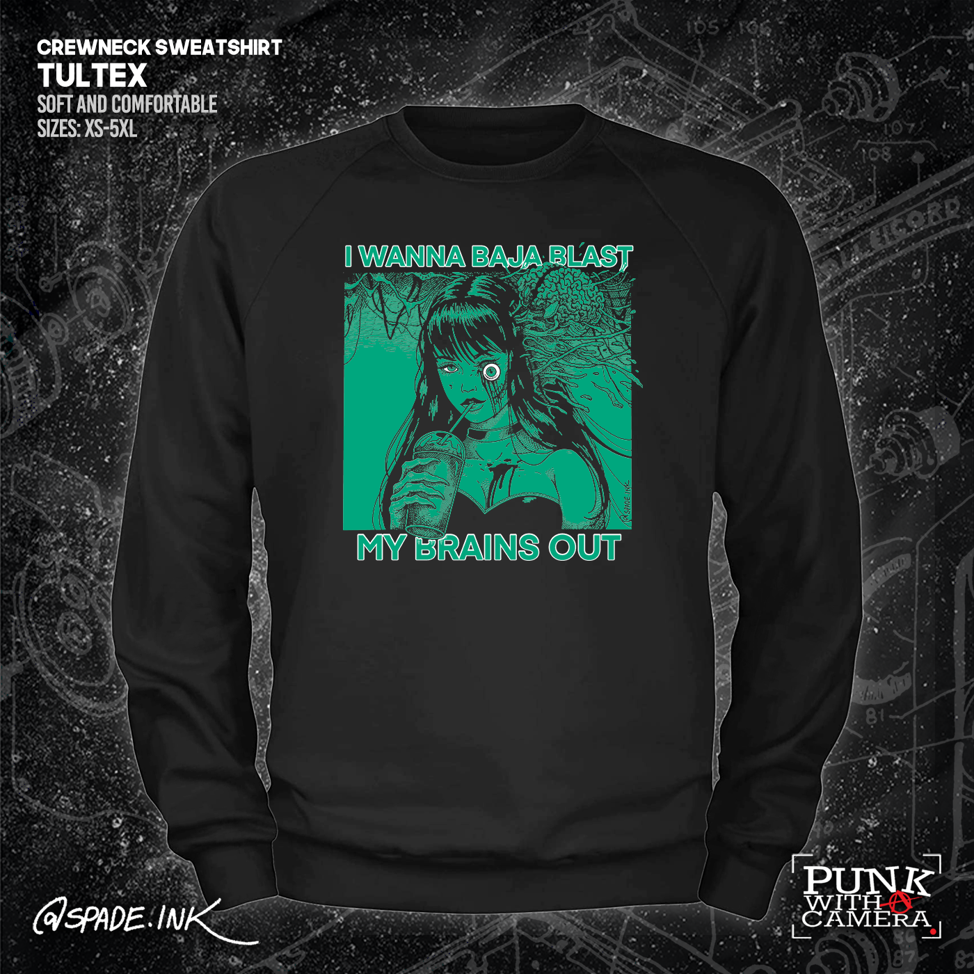 I Want To Baja Blast My Brains Out - Spade.Ink