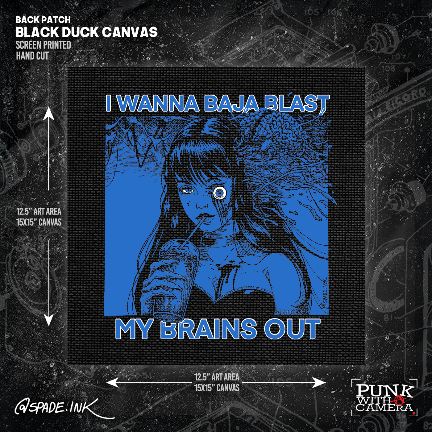 I Want To Baja Blast My Brains Out - Backpatch