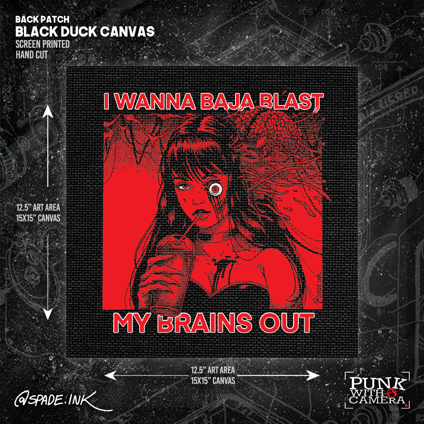 I Want To Baja Blast My Brains Out - Backpatch