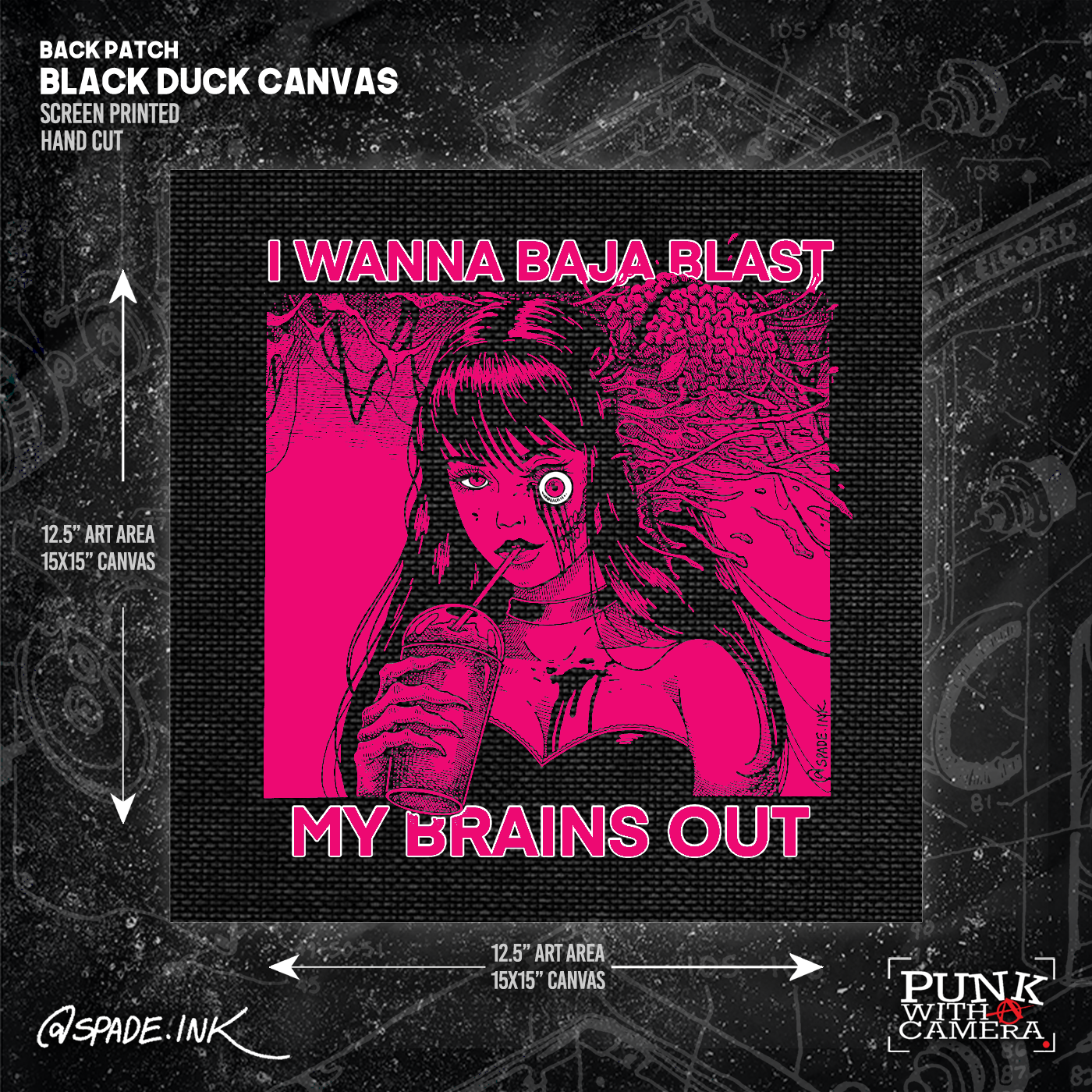 I Want To Baja Blast My Brains Out - Backpatch