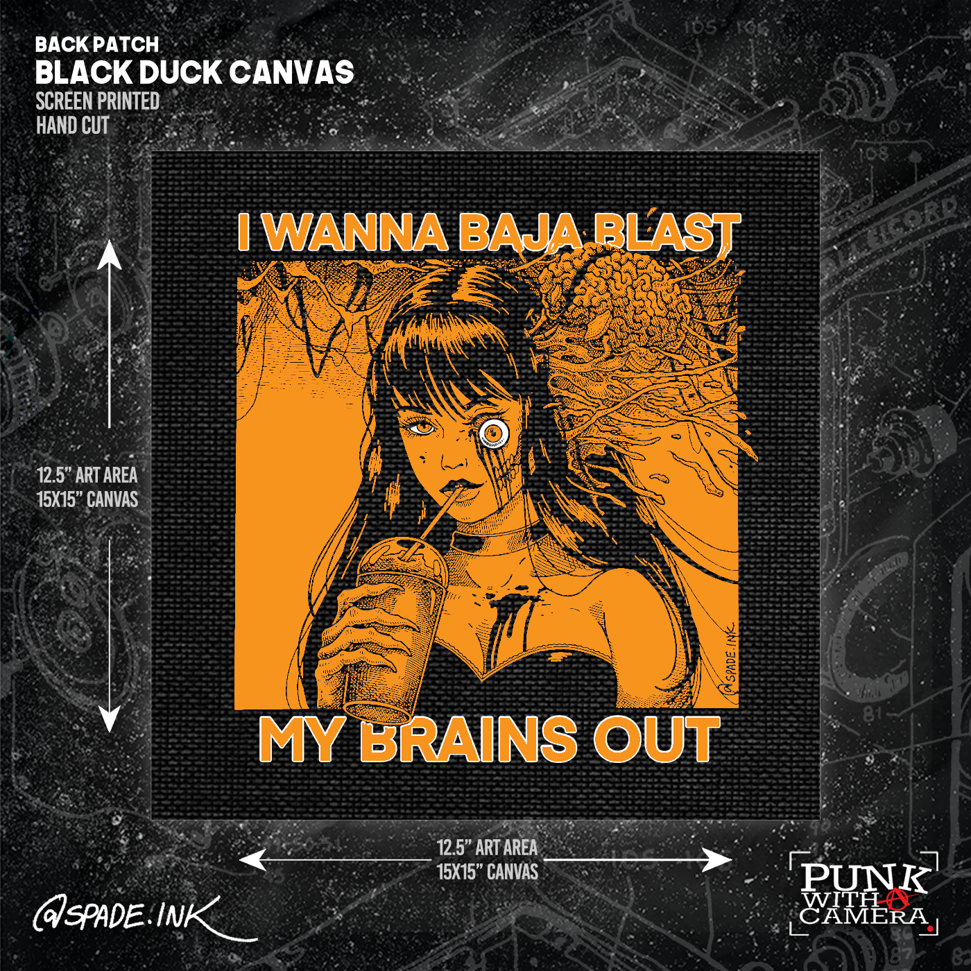 I Want To Baja Blast My Brains Out - Backpatch