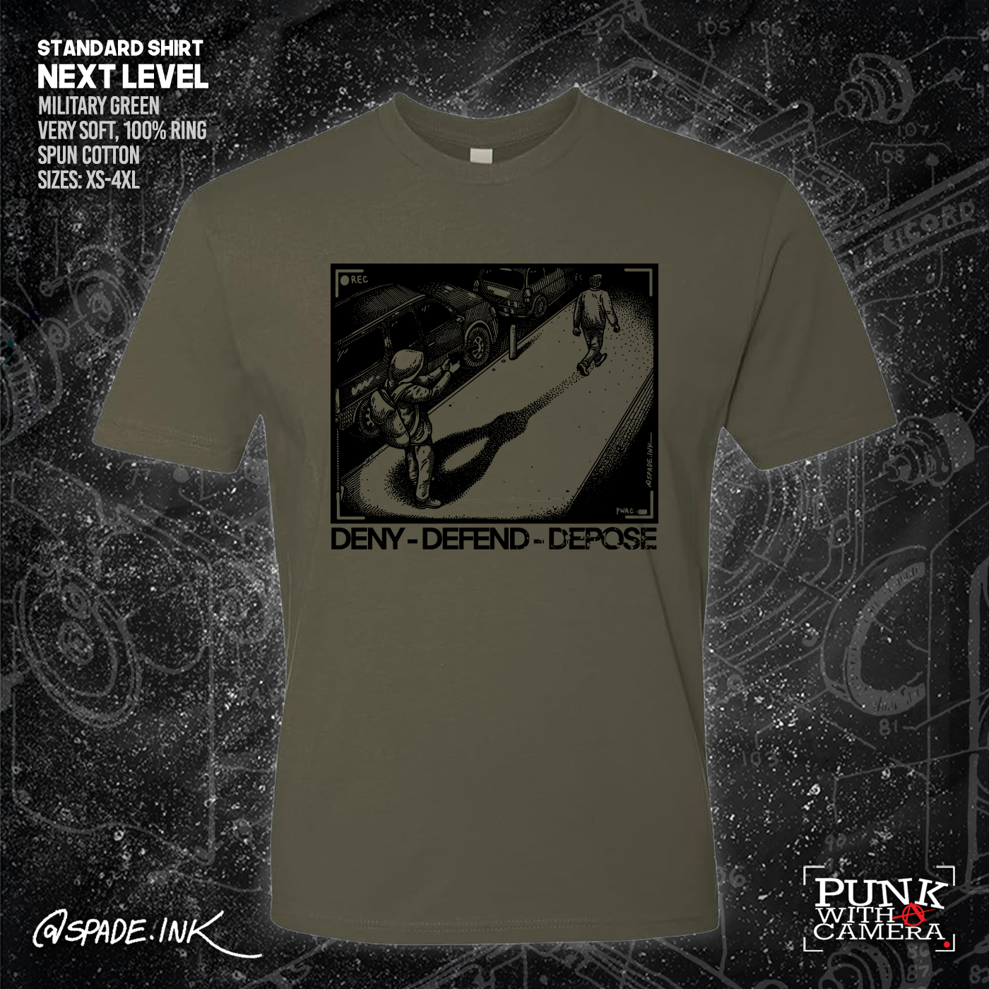 Deny Defend Depose - Spade.Ink