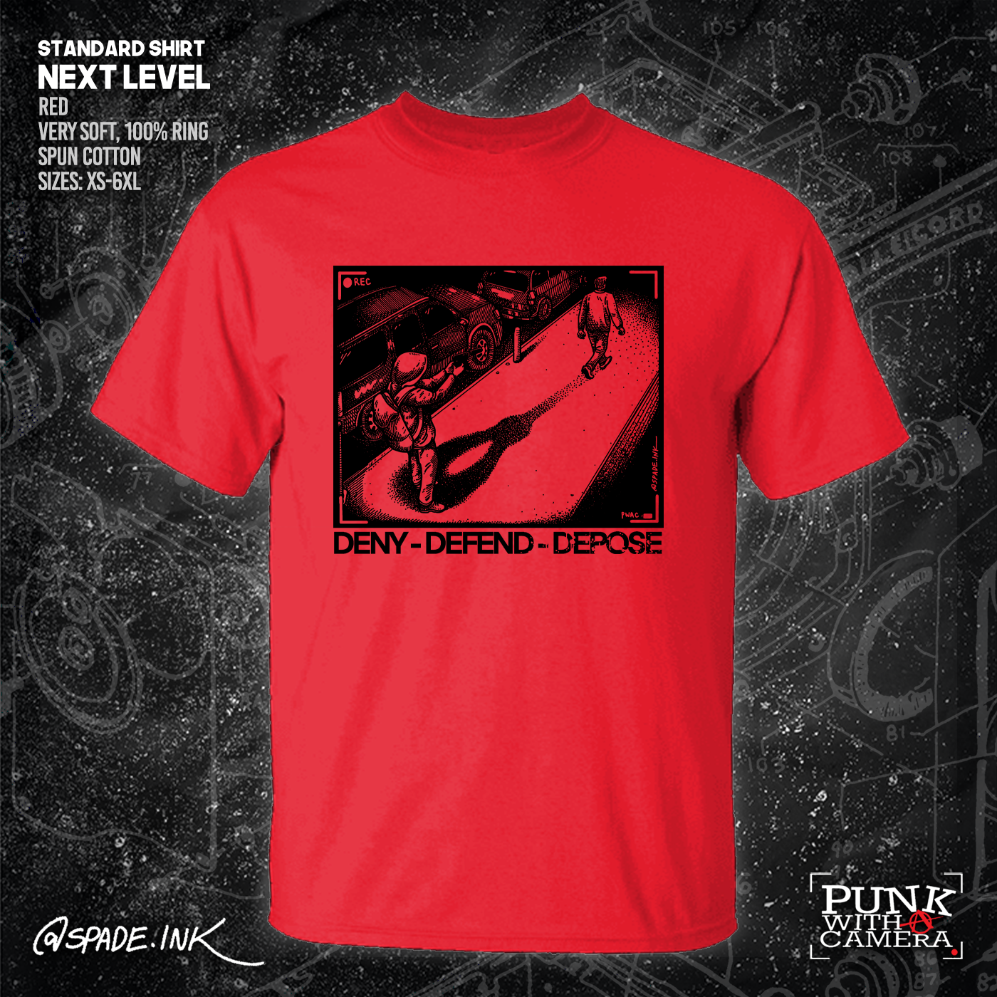 Deny Defend Depose - Spade.Ink