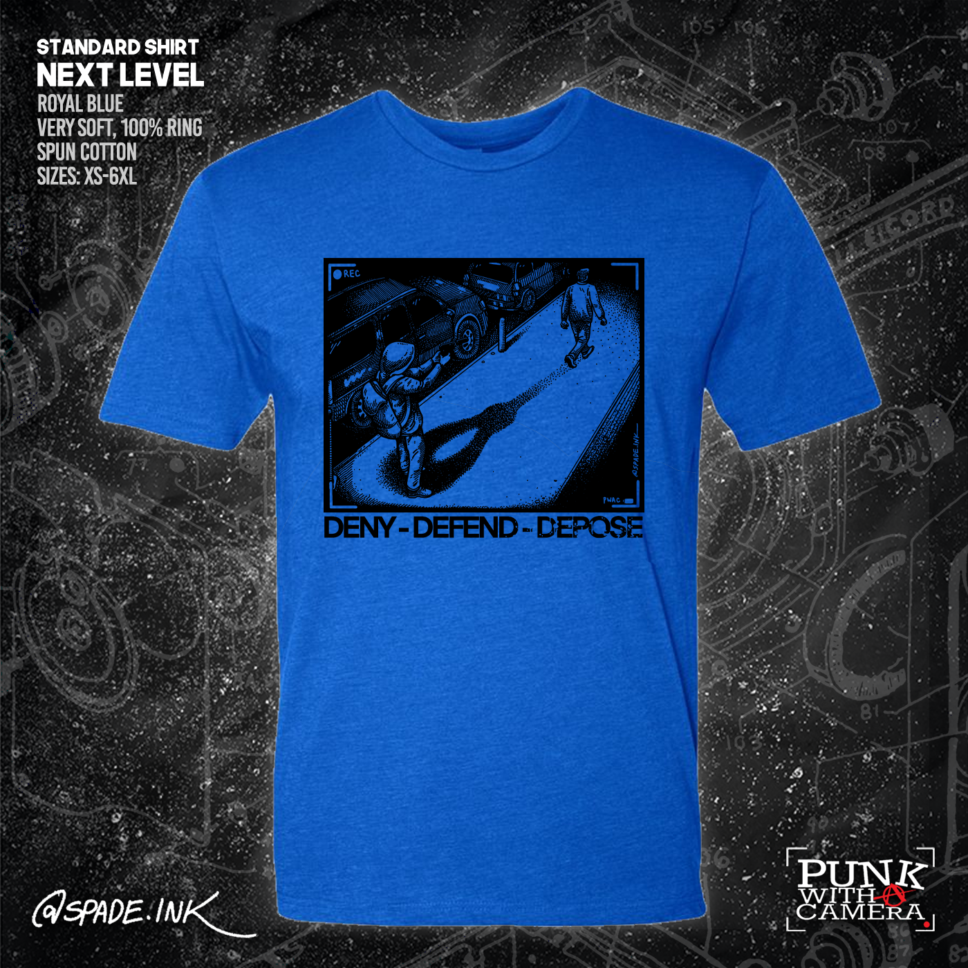 Deny Defend Depose - Spade.Ink