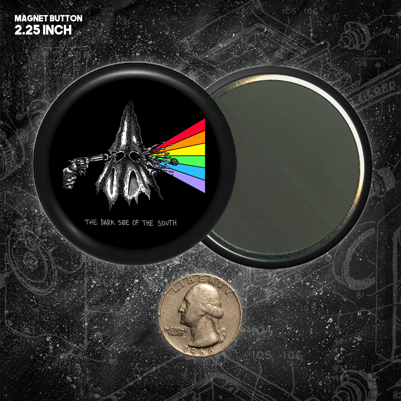 Dark Side Of The South - Buttons (1.5 & 2.25 Inch)
