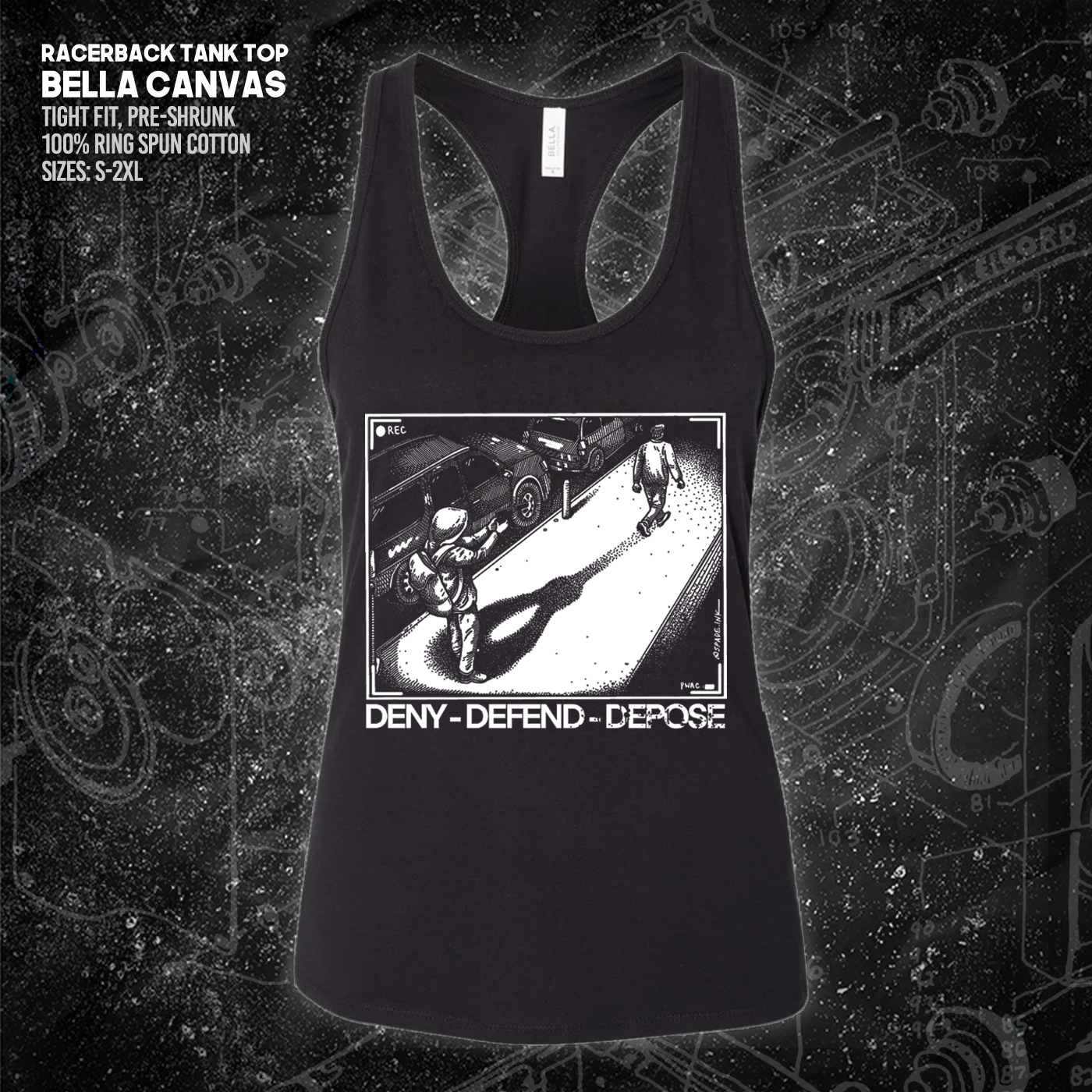 Deny Defend Depose - Spade.Ink