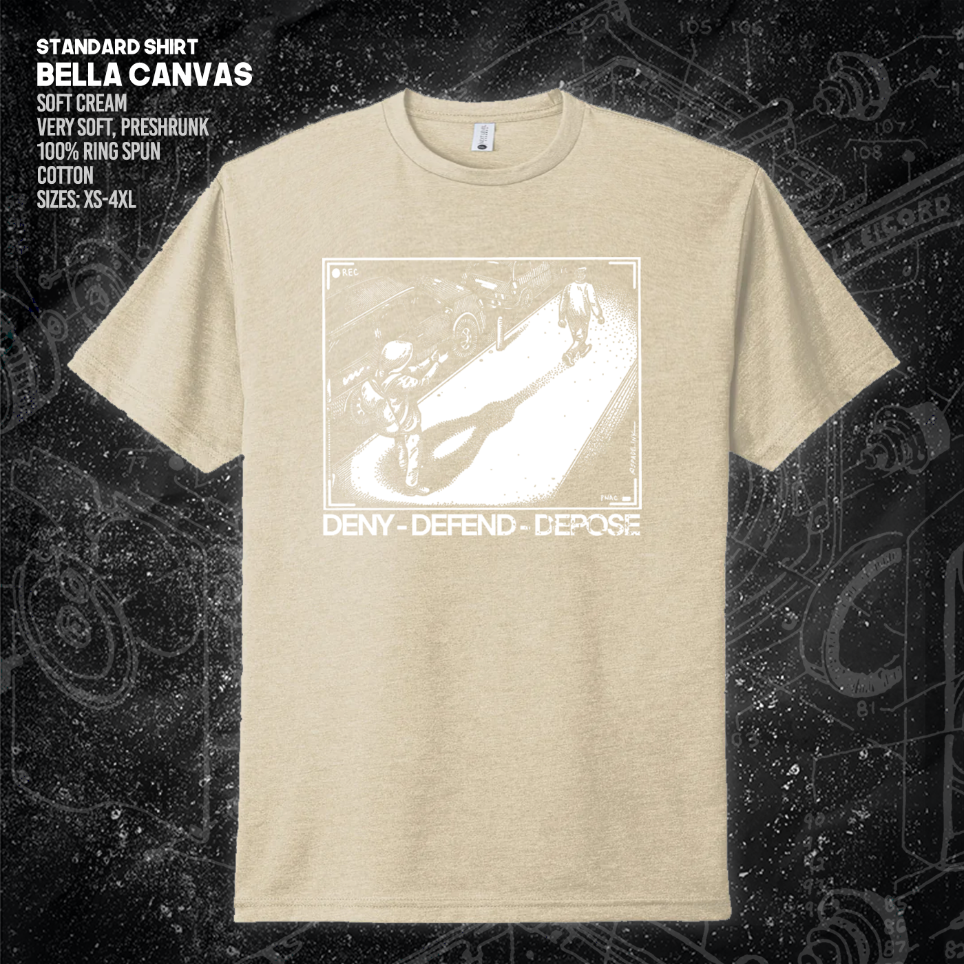 Deny Defend Depose - Spade.Ink