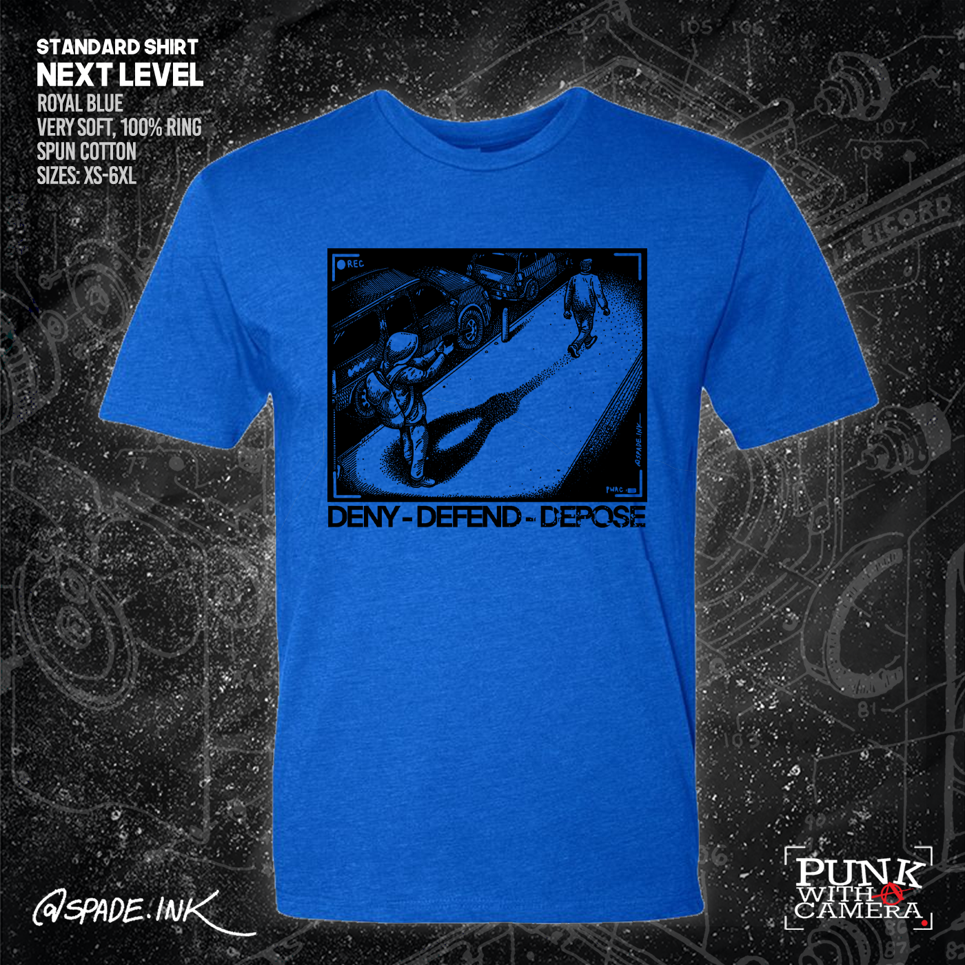 Deny Defend Depose - Spade.Ink