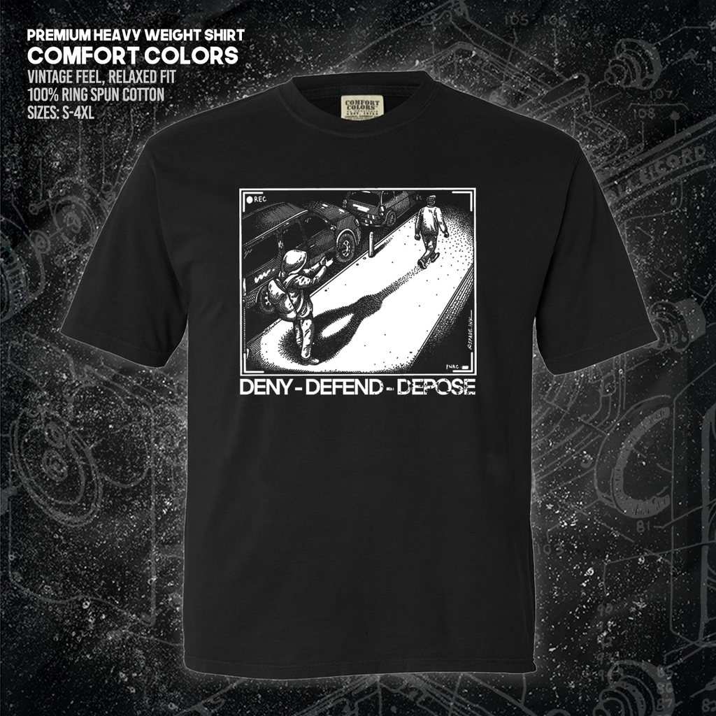 Deny Defend Depose - Spade.Ink